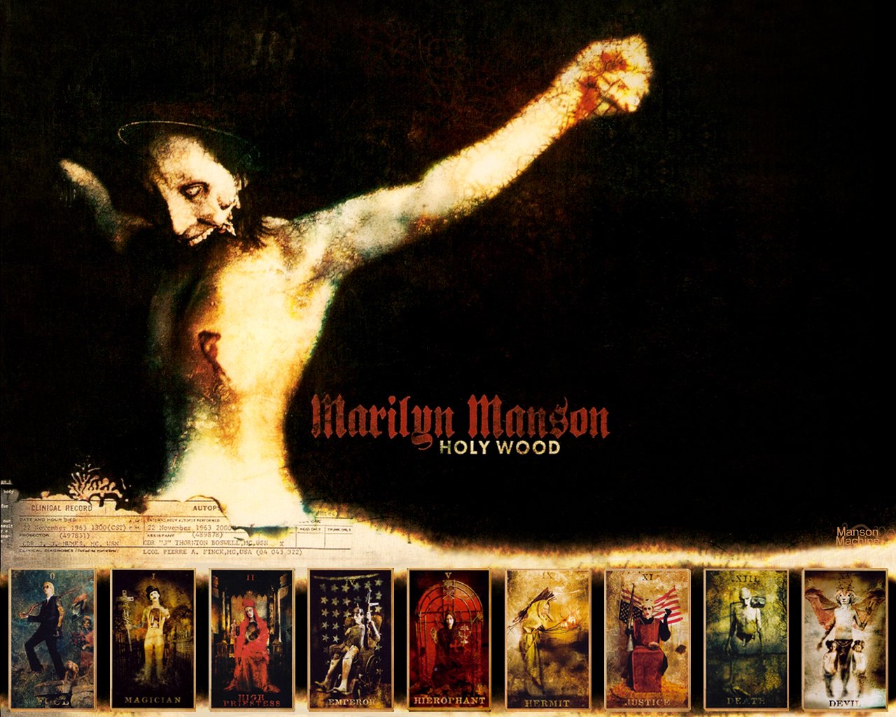 Heavy Metal Hard Rock Marilyn Manson Industrial Metal 1280x1024