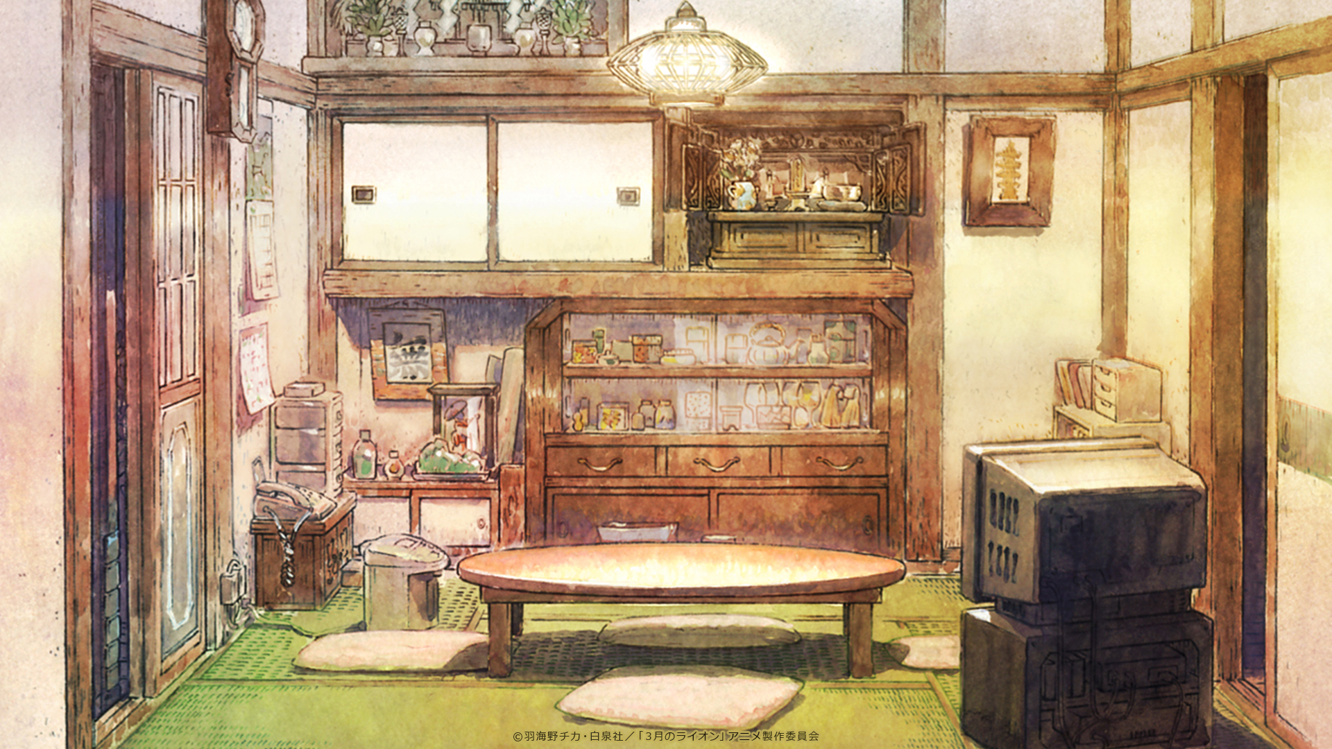 3 Gatsu No Lion Warm Colors Living Rooms Anime Wallpaper Resolution 19x1080 Id Wallha Com