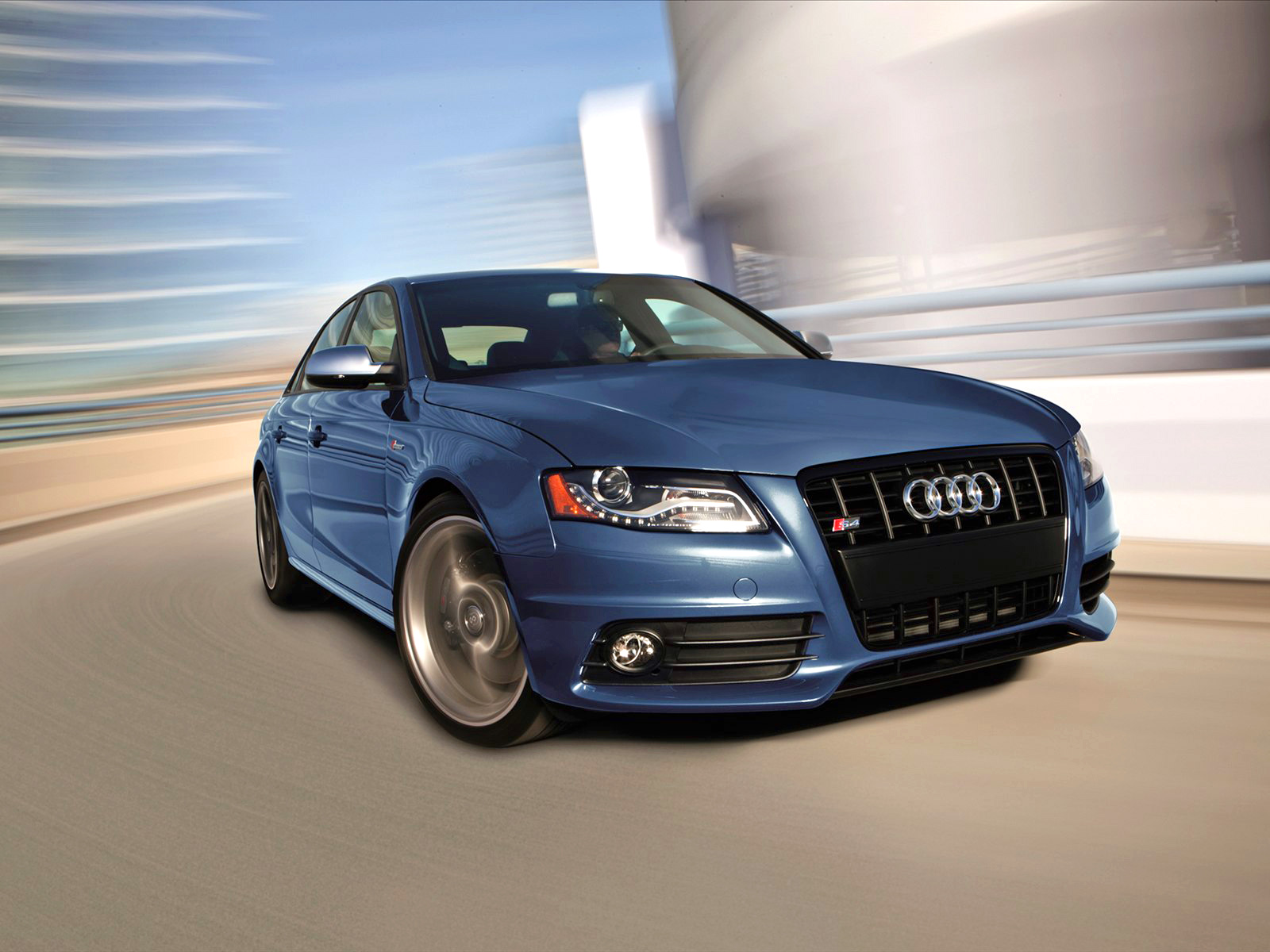 Audi Audi S4 Luxury Car Car Vehicle Blue Car 1600x1200