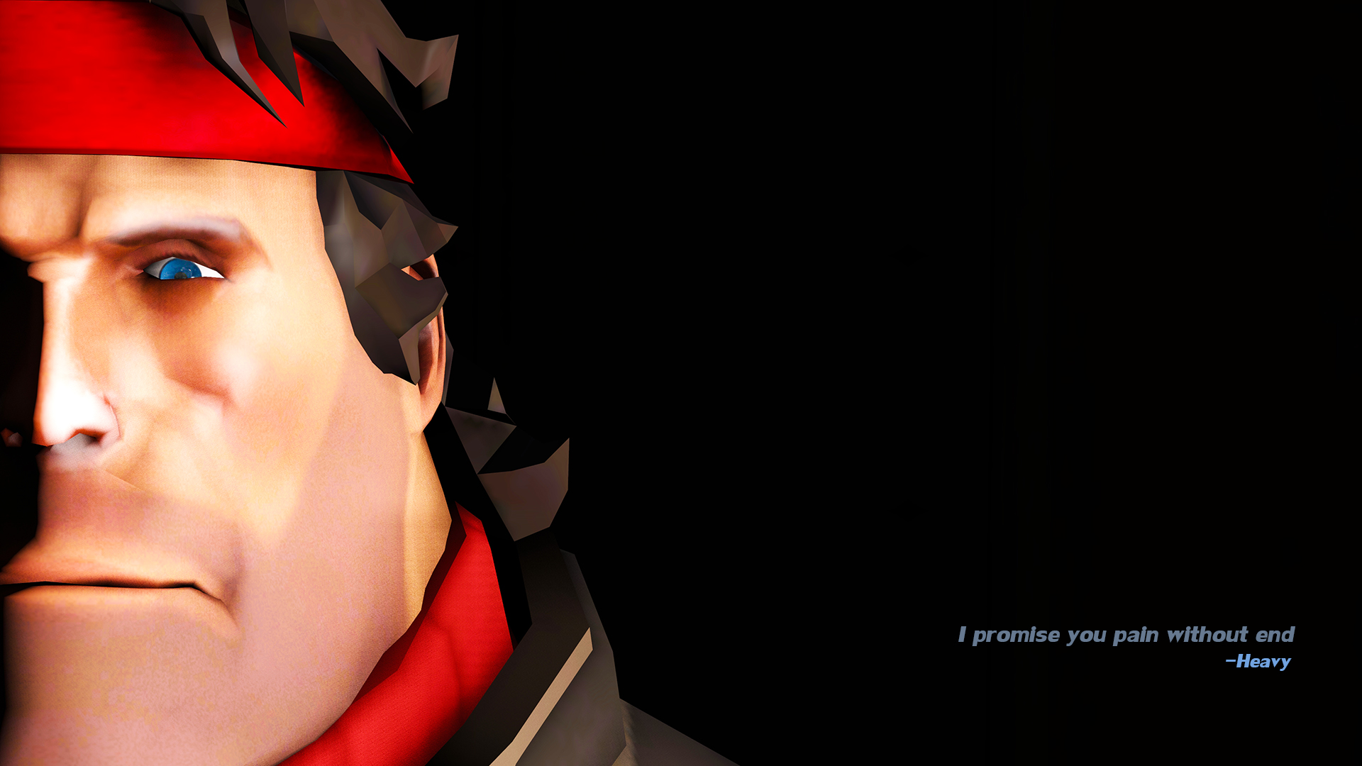 Team Fortress 2 Heavy Team Fortress Dark 1920x1080