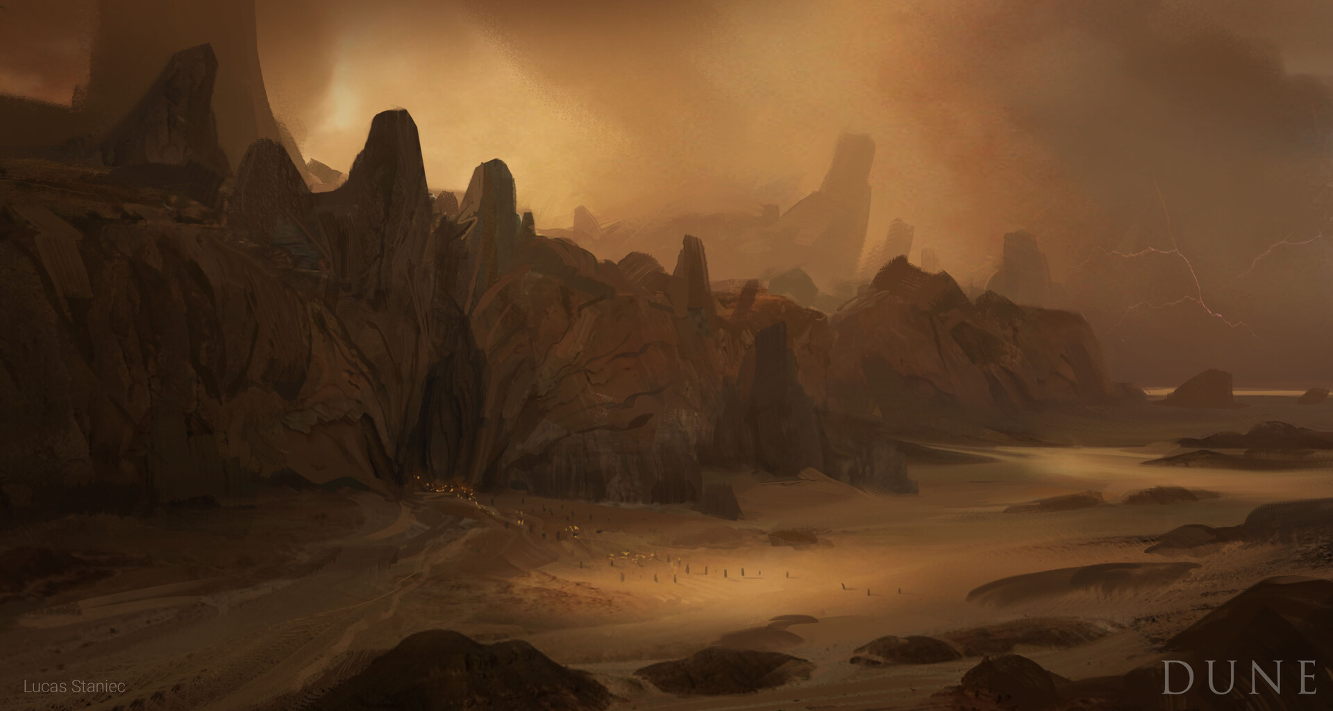 Dune Series Sietch Science Fiction Desert Arrakis Fremen Digital Art 1920x1025