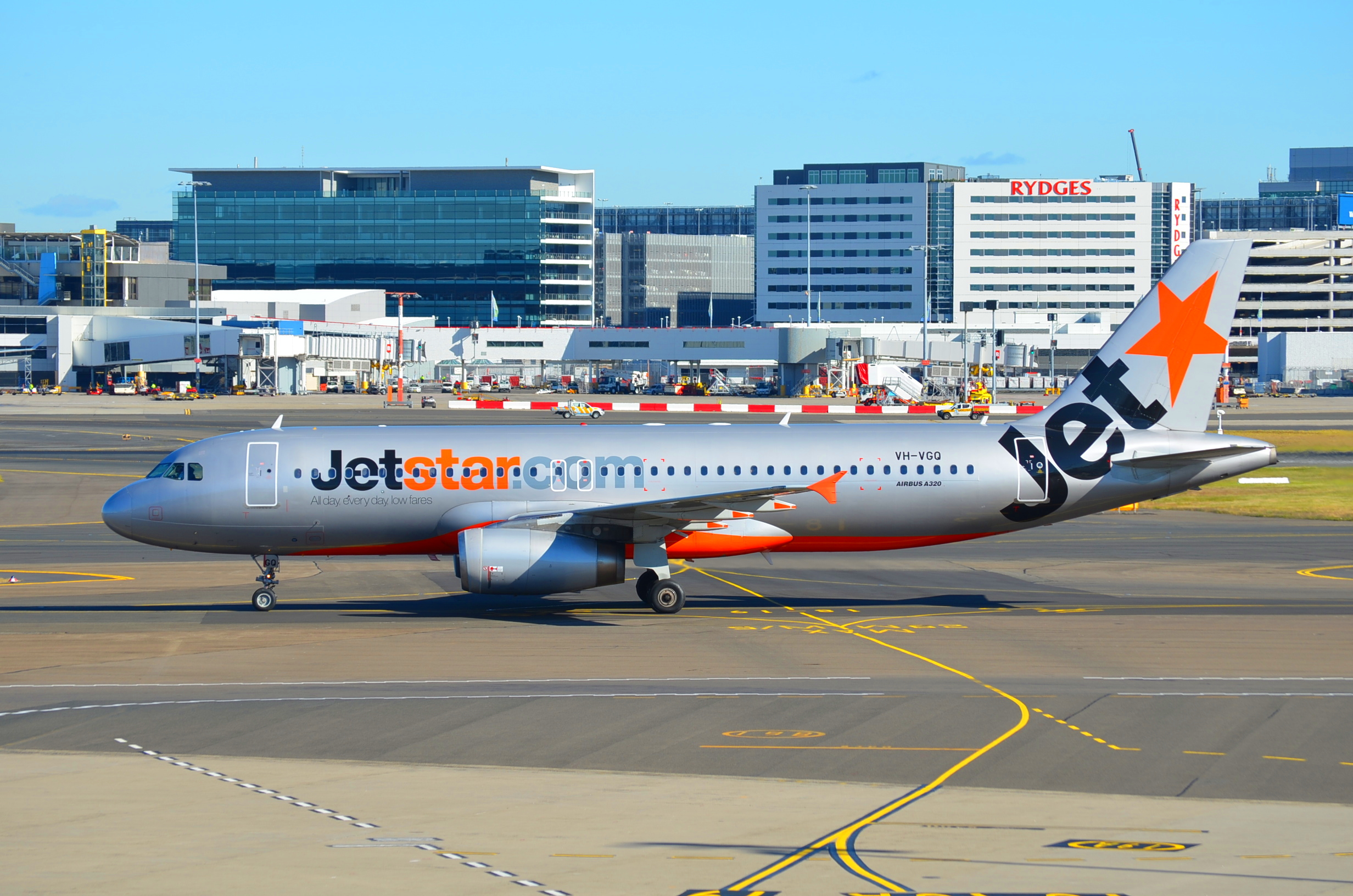 Airbus A320 Airbus Jetstar Sydney Airport Aircraft Airplane 2464x1632