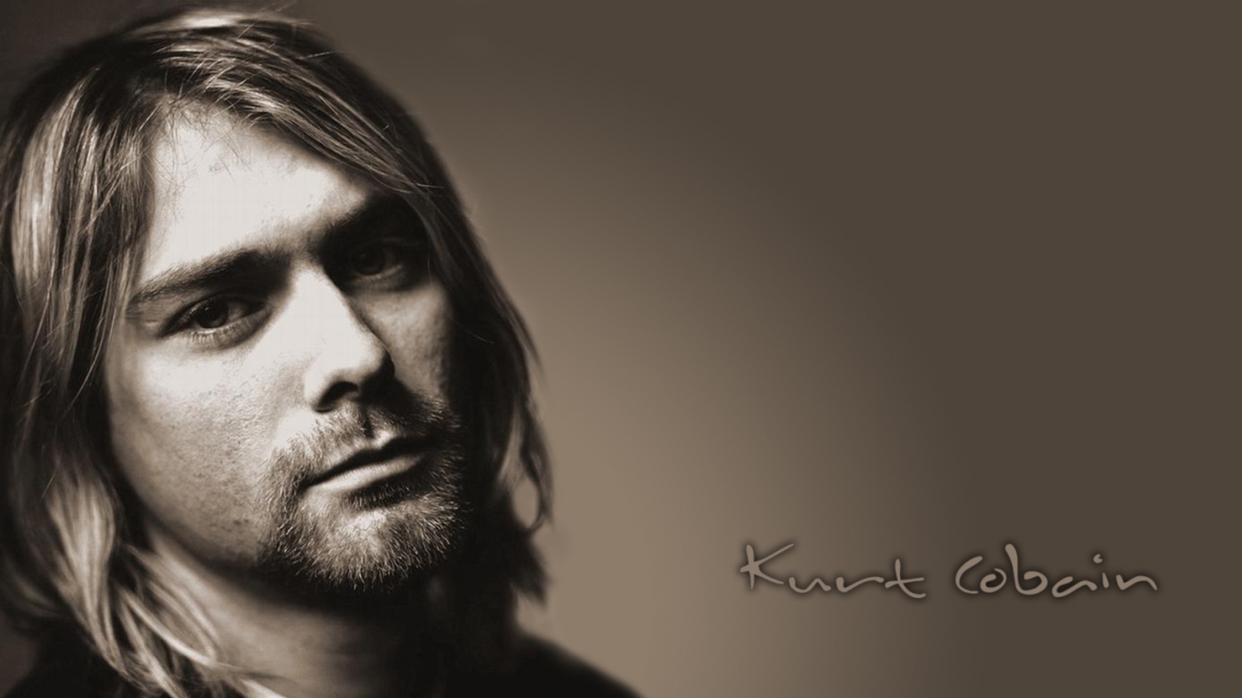 Kurt Cobain Music Nirvana 1366x768