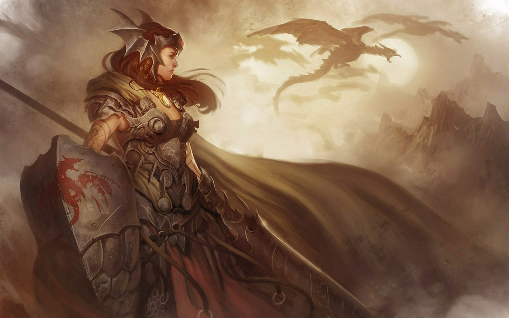 Fantasy Women Warrior 1680x1050