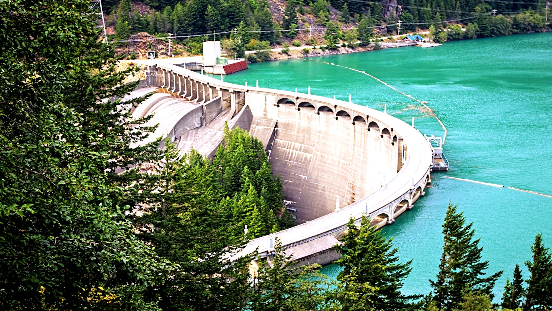 Man Made Dam 1920x1080