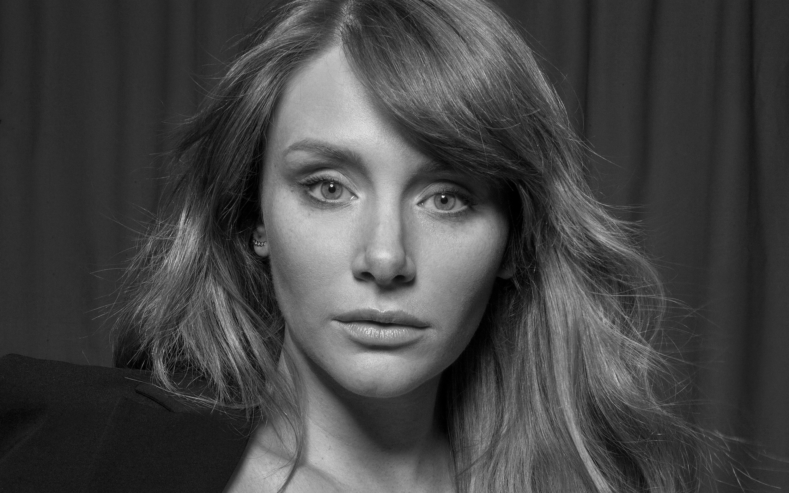 Actress American Black Amp White Bryce Dallas Howard Face 2560x1600