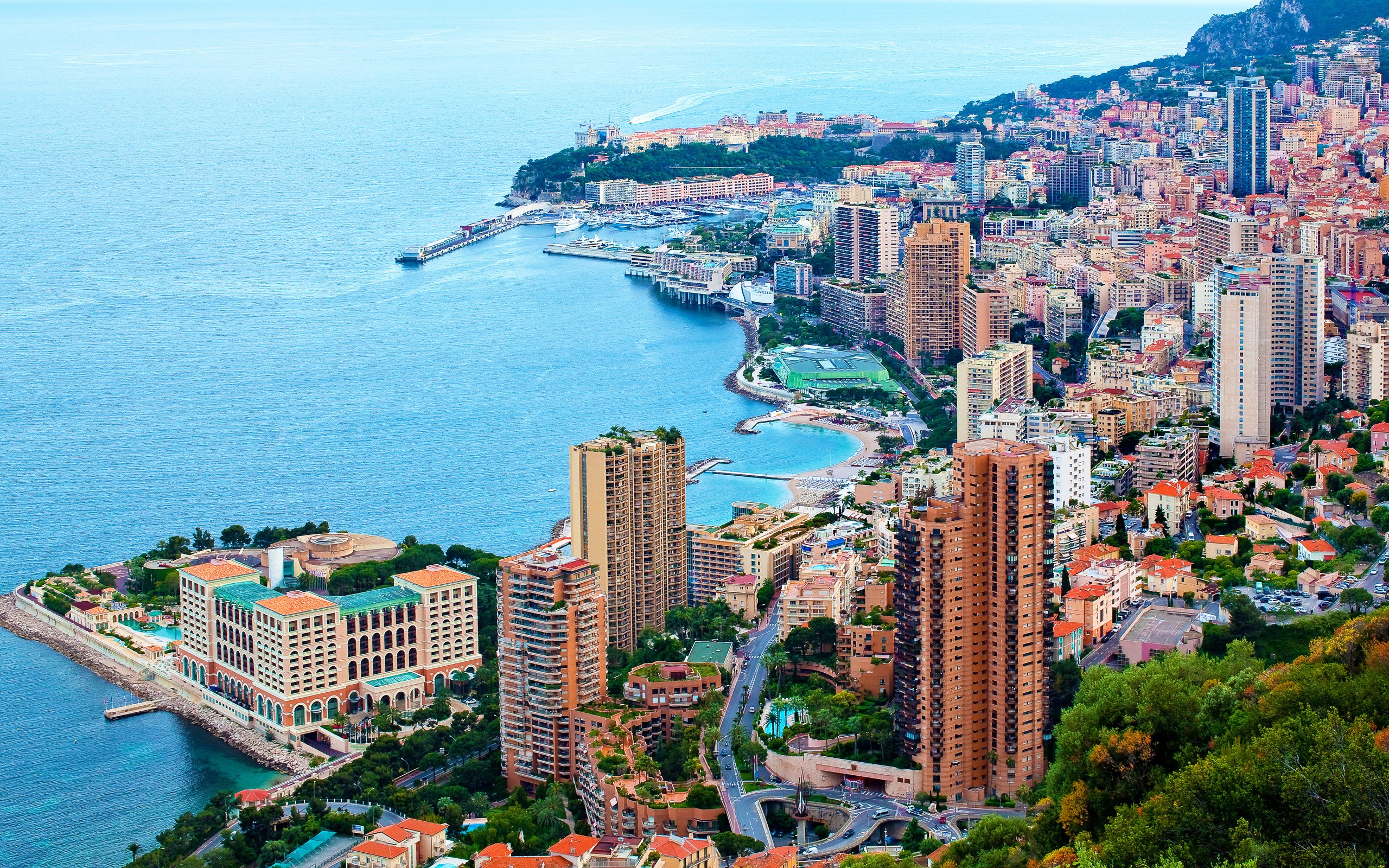 City Landscape Monaco 2560x1600