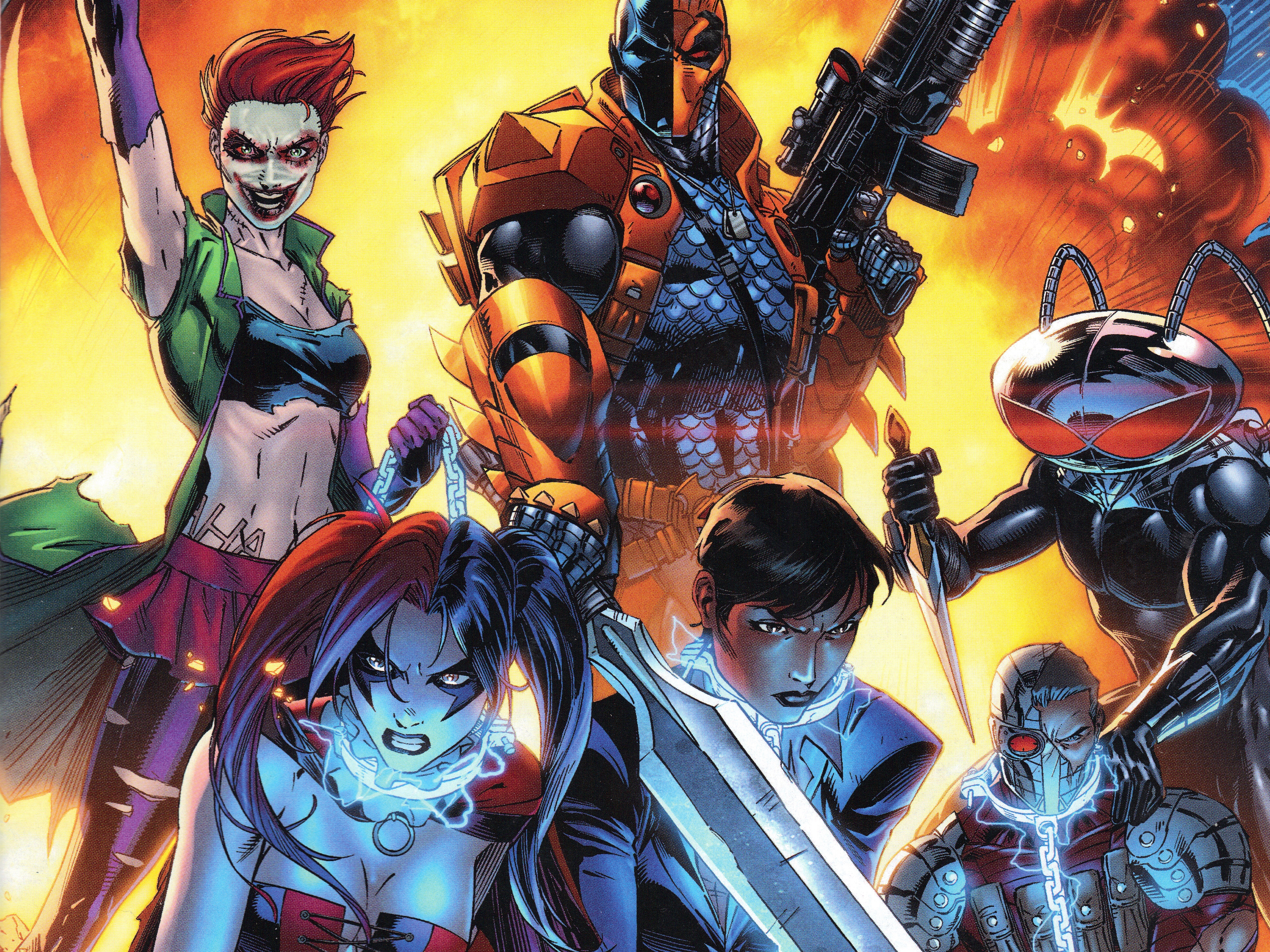Black Manta Dc Comics Deadshot Deathstroke Harley Quinn Wallpaper -  Resolution:3900x2925 - ID:790724 