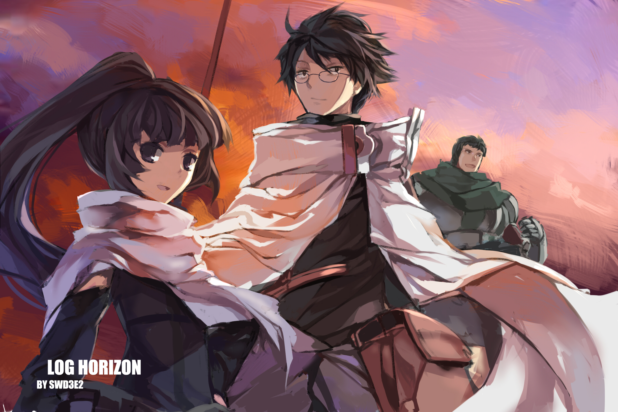 Shiroe Log Horizon Log Horizon Akatsuki Log Horizon Naotsugu Log Horizon 2125x1417