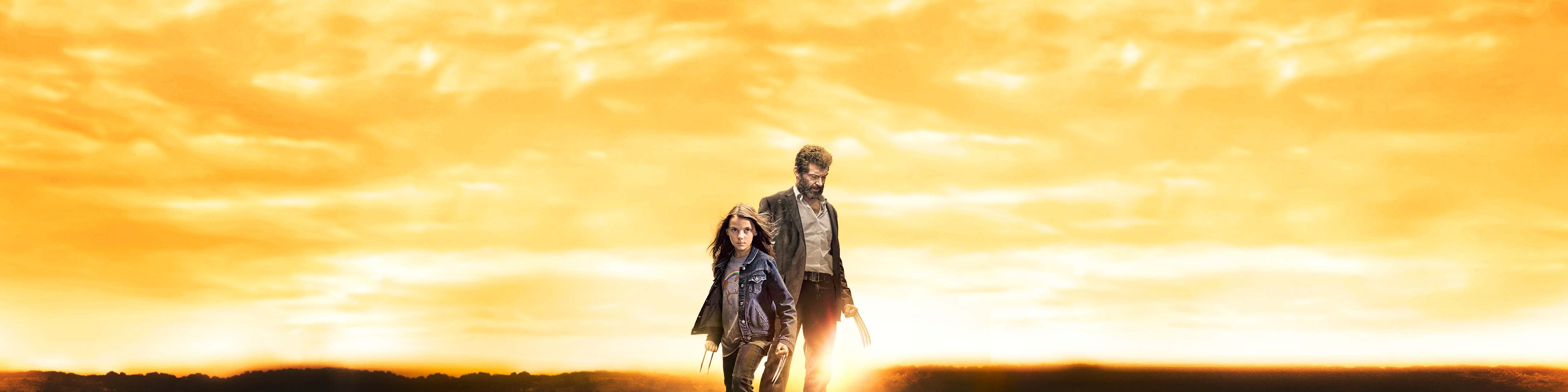 Logan Movie X 23 Wolverine Hugh Jackman Dafne Keen 4320x1080