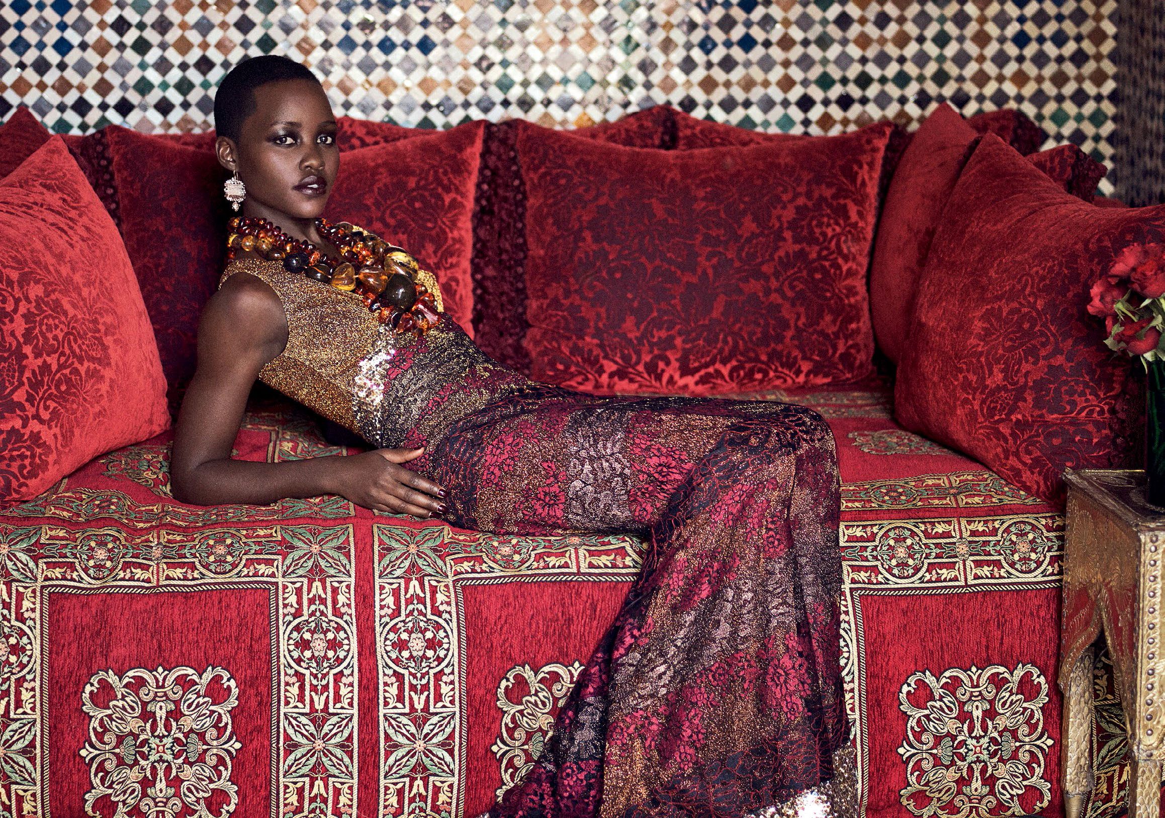 Lupita Nyongo Actress Dress Kenyan 2317x1628