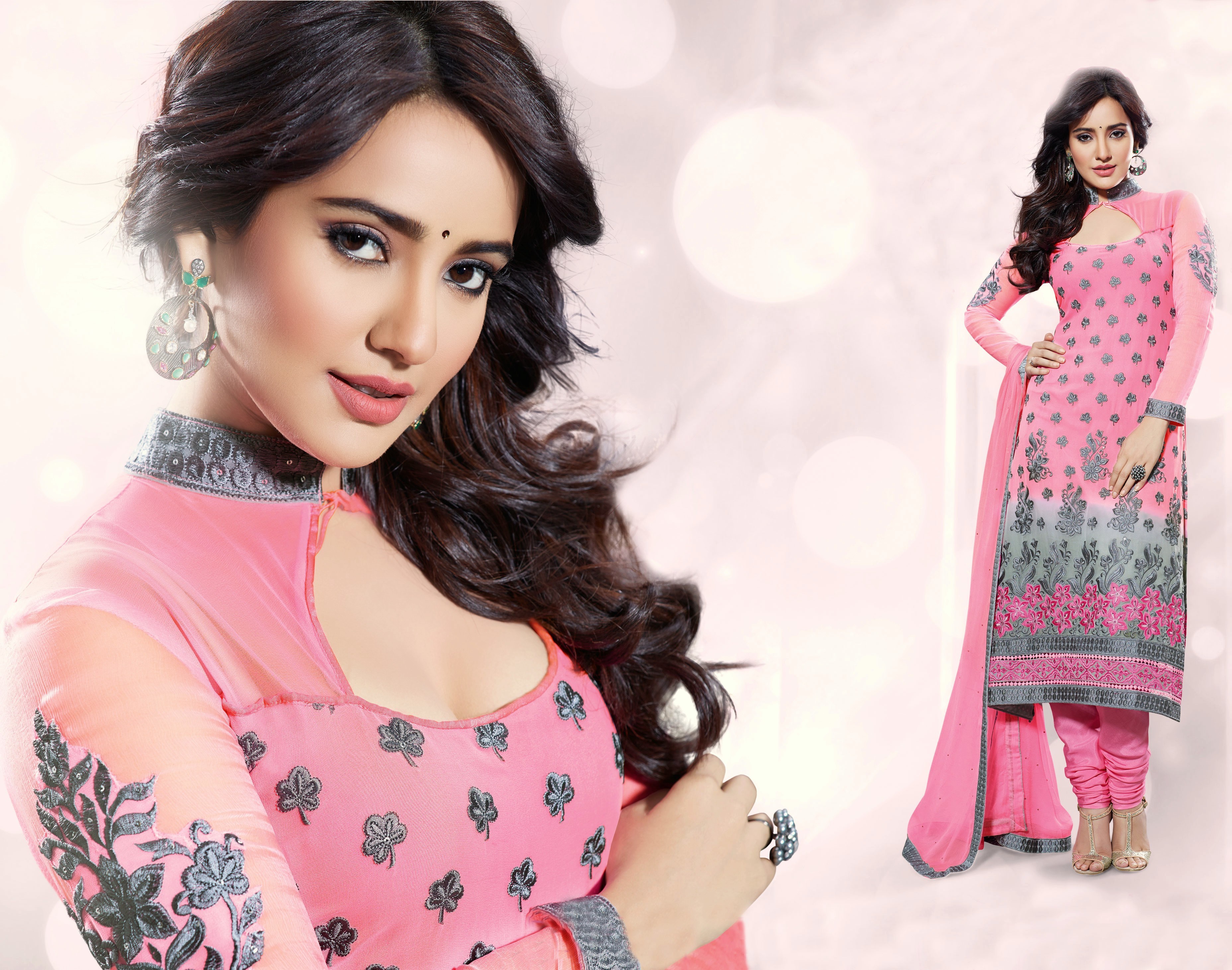 Indian Model National Dress Neha Sharma 3711x2923