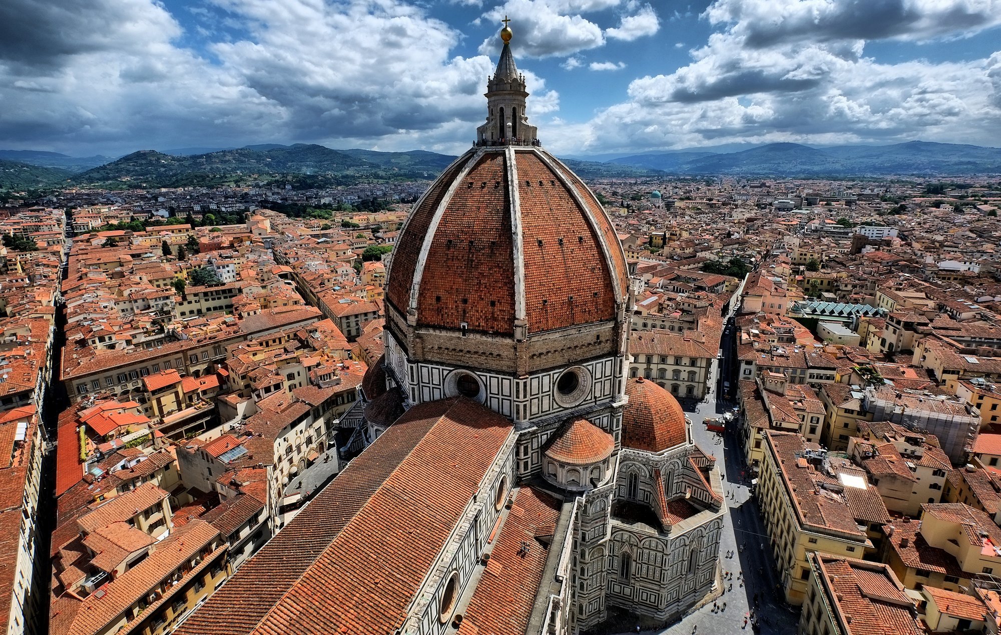 Building Cathedral City Cityscape Dome Florence Florence Cathedral Italy 2000x1268