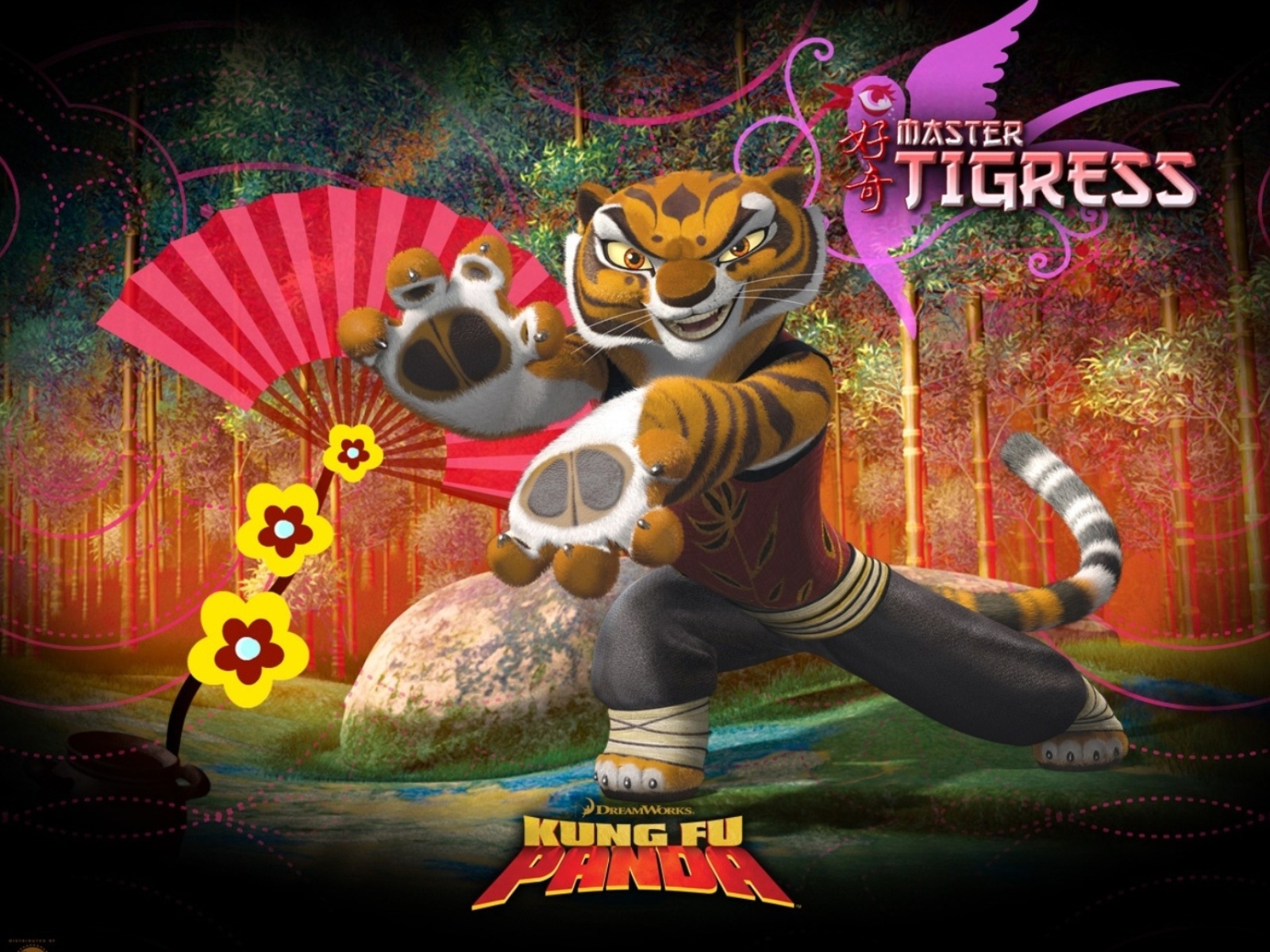 Kung Fu Panda Tigress Kung Fu Panda 1600x1200