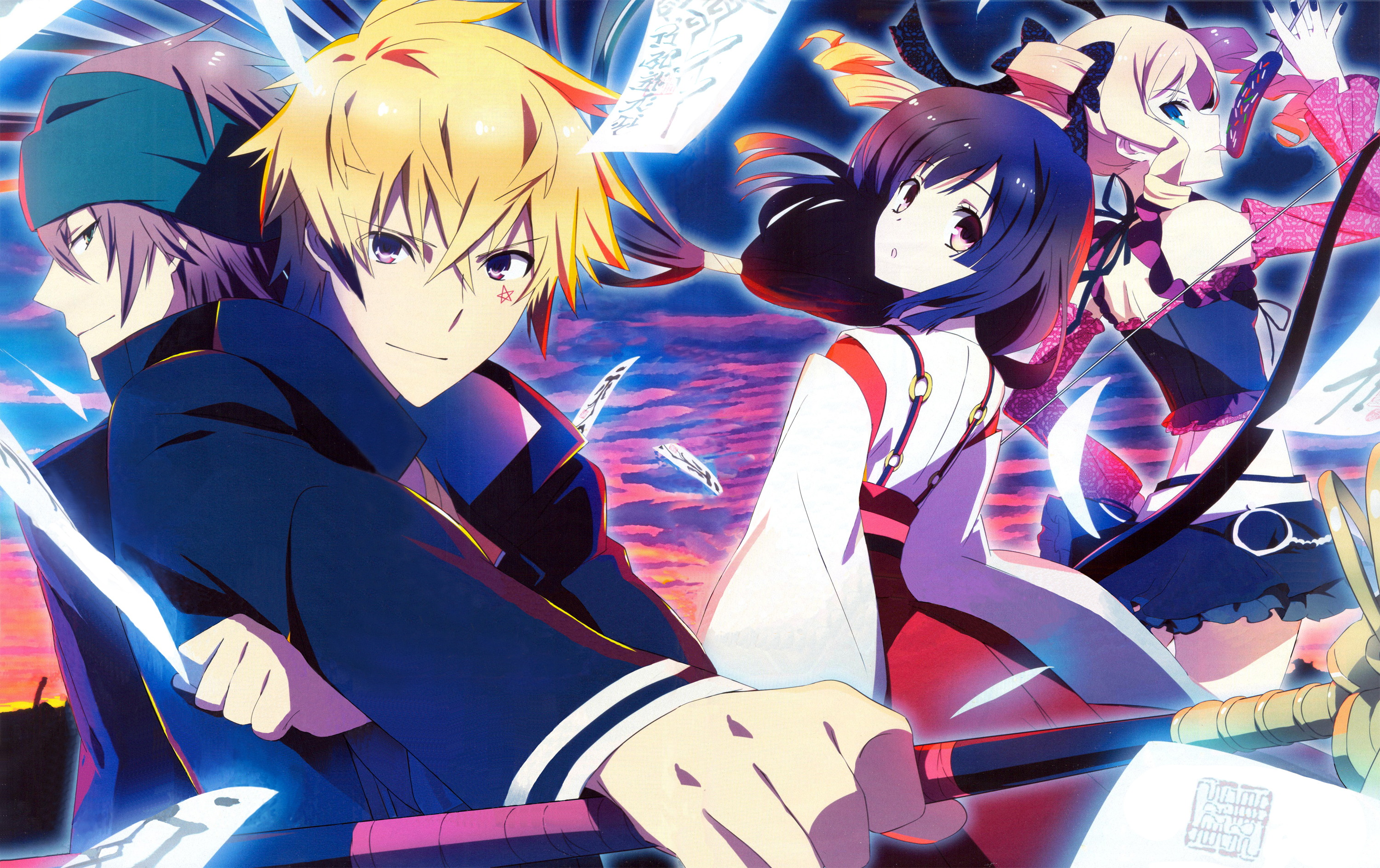 Anime Tokyo Ravens 3000x1887