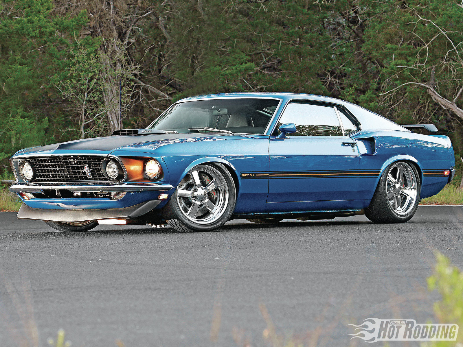Classic Car Fastback Ford Ford Mustang Mach 1 Hot Rod Muscle Car 1600x1200