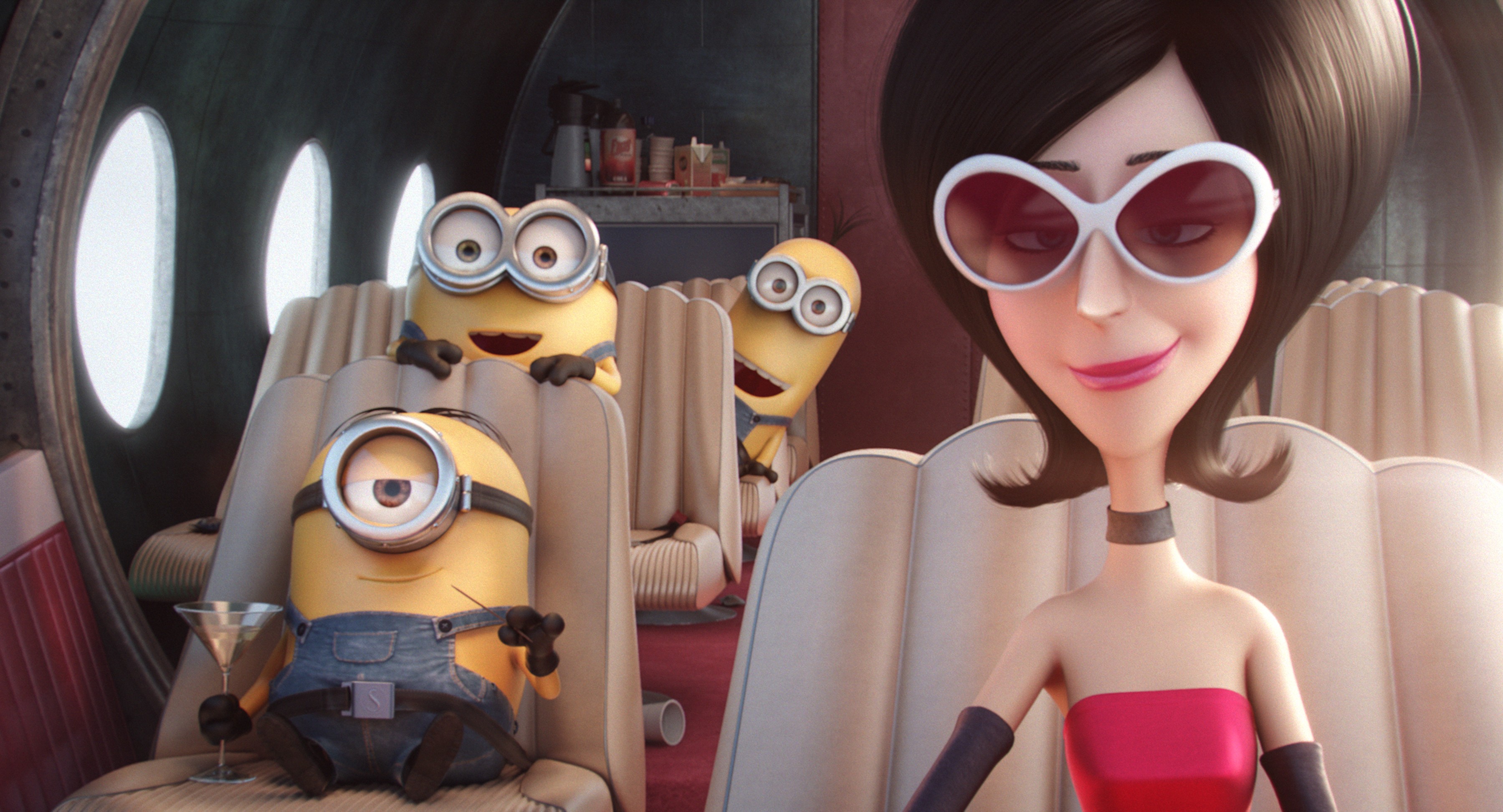 Bob Minions Kevin Minions Scarlet Overkill Stuart Minions 3600x1946