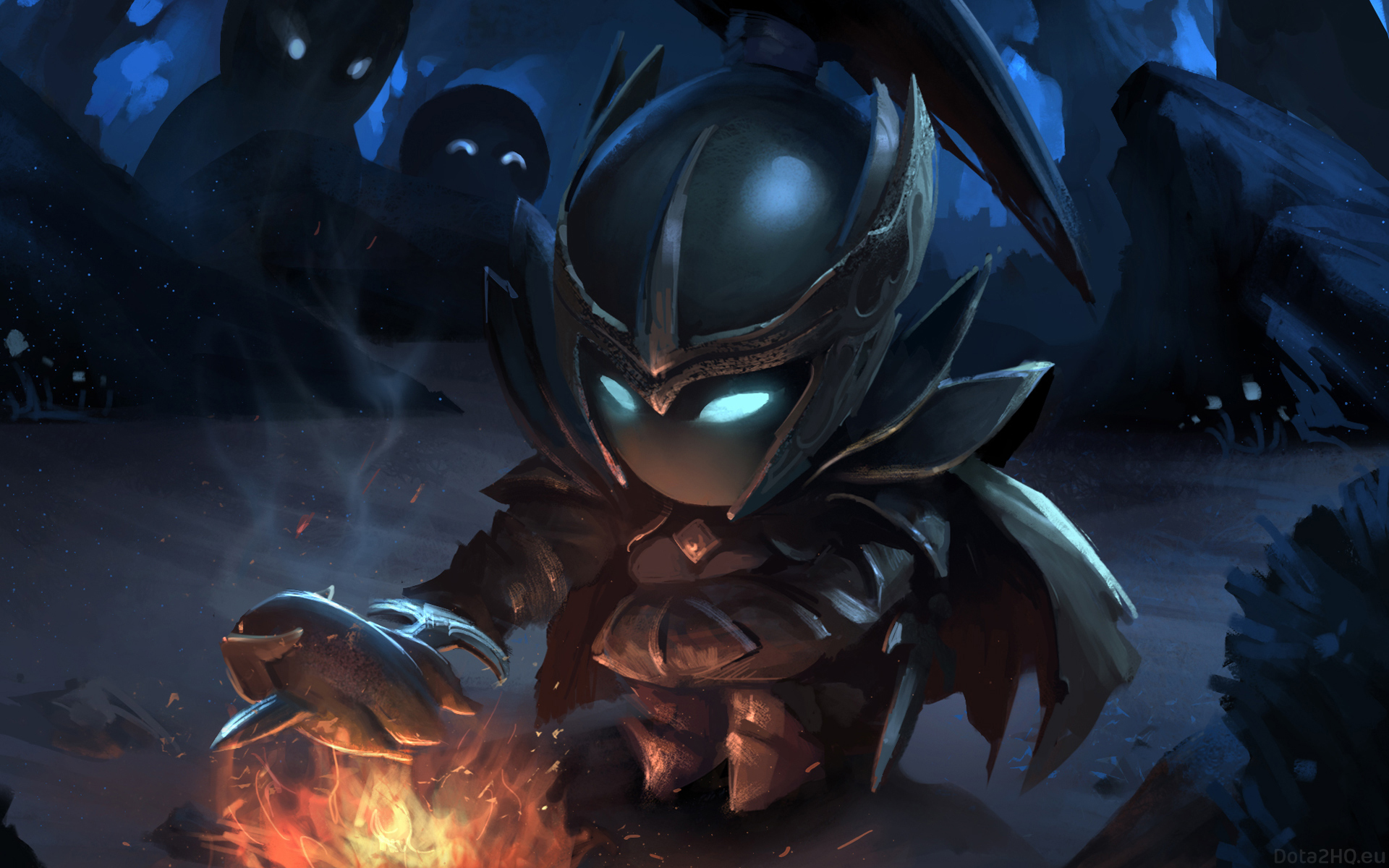 DotA 2 Phantom Assassin DotA 2 Warrior Night Fire 1920x1200