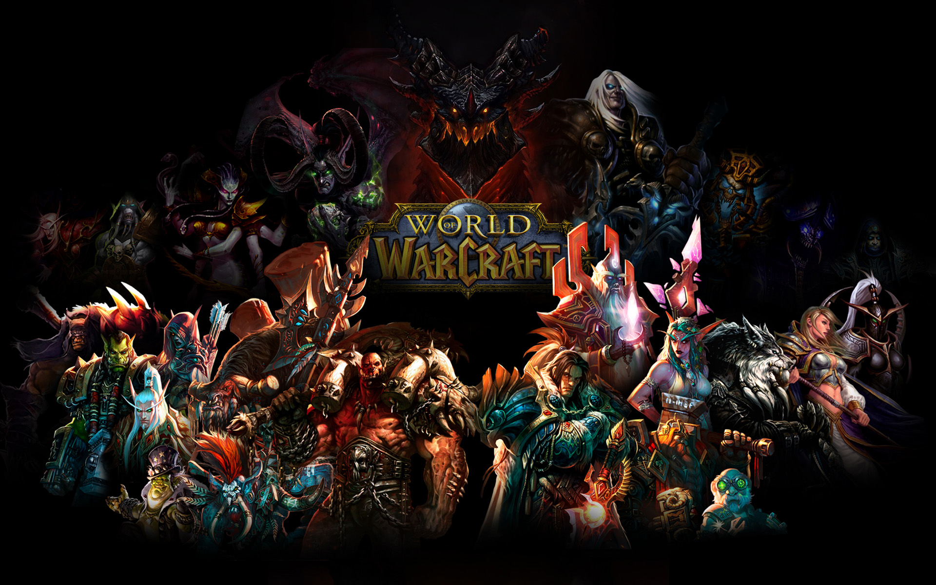 Kaelthas Sunstrider Akama World Of Warcraft Lady Vashj Illidan Stormrage Deathwing World Of Warcraft 1920x1200