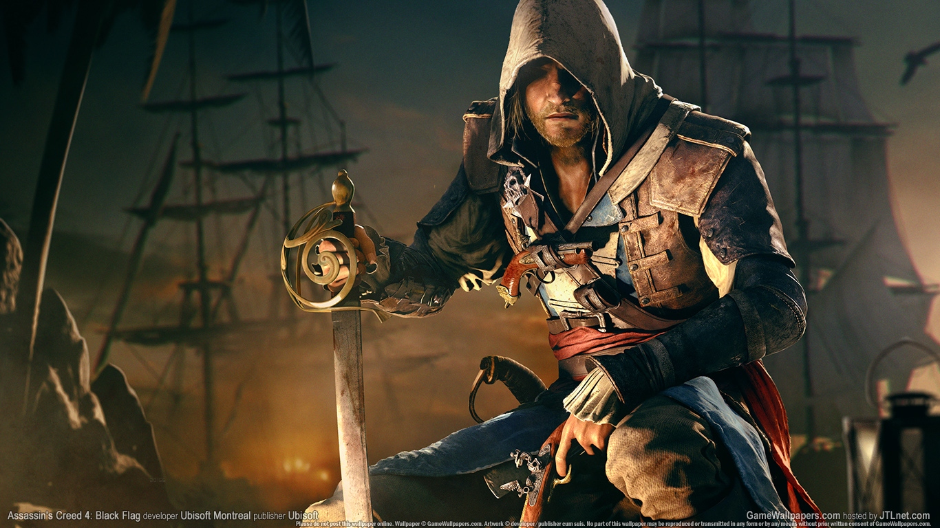 Video Game Assassins Creed IV Black Flag 1366x768