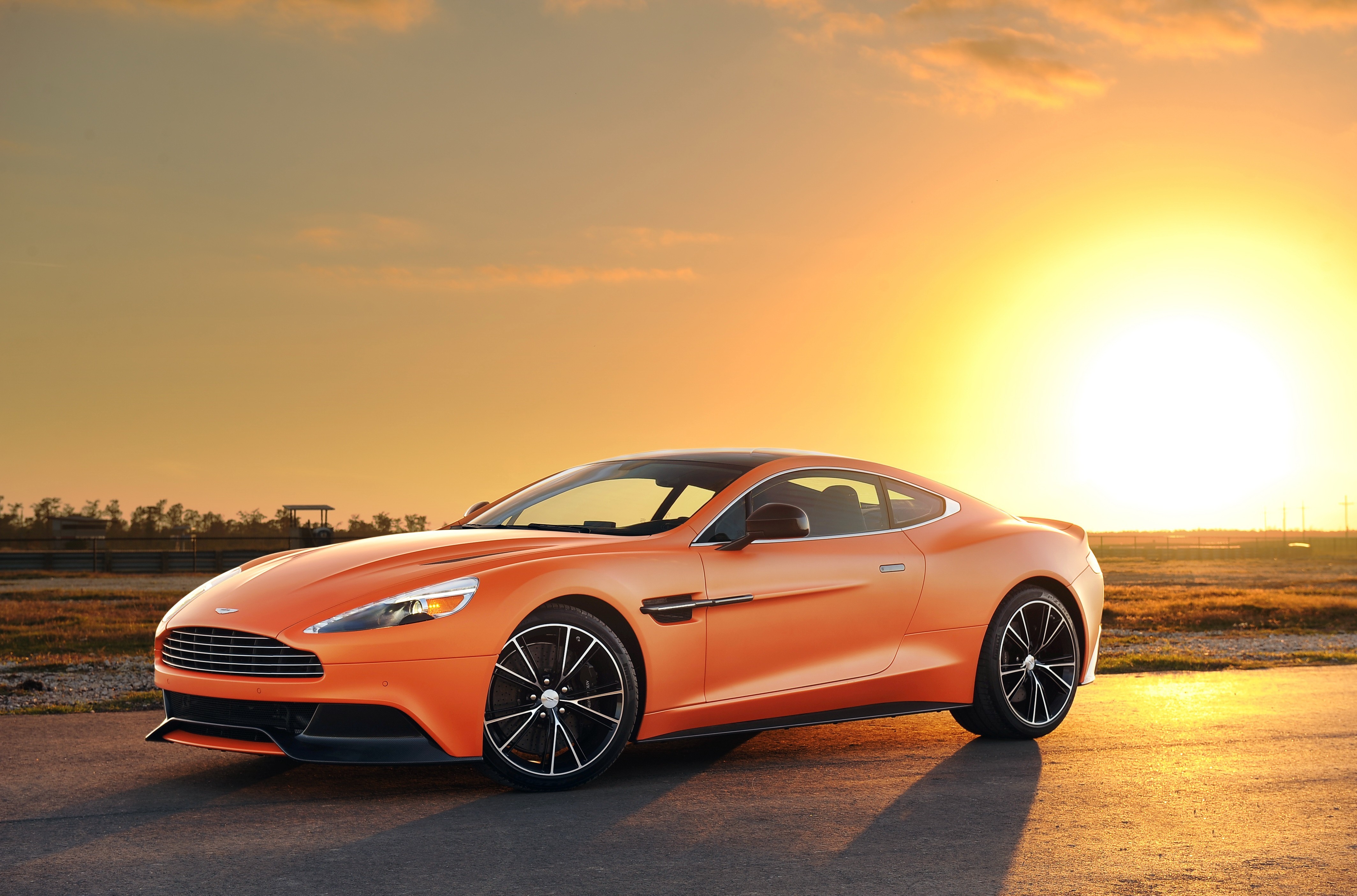 Aston Martin Aston Martin Vanquish Car Orange Car Sport Car 4256x2810