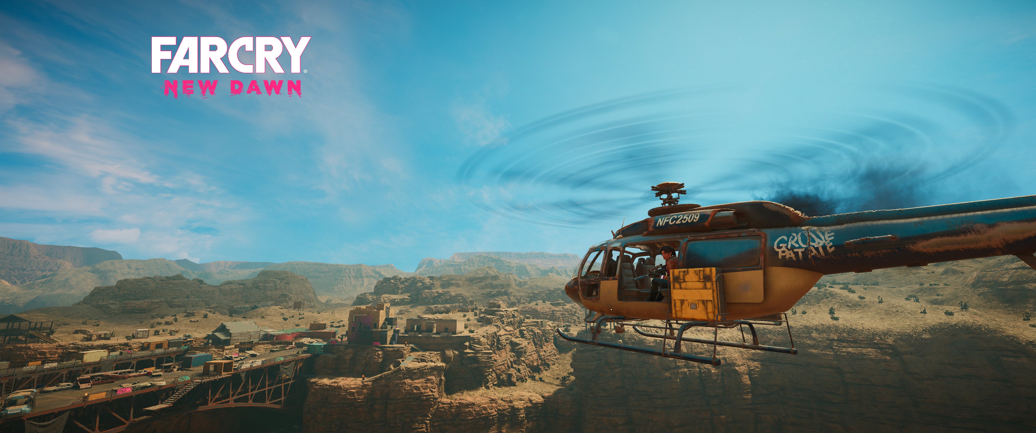 Far Cry New Dawn Ultrawide Video Games Helicopters 3440x1440