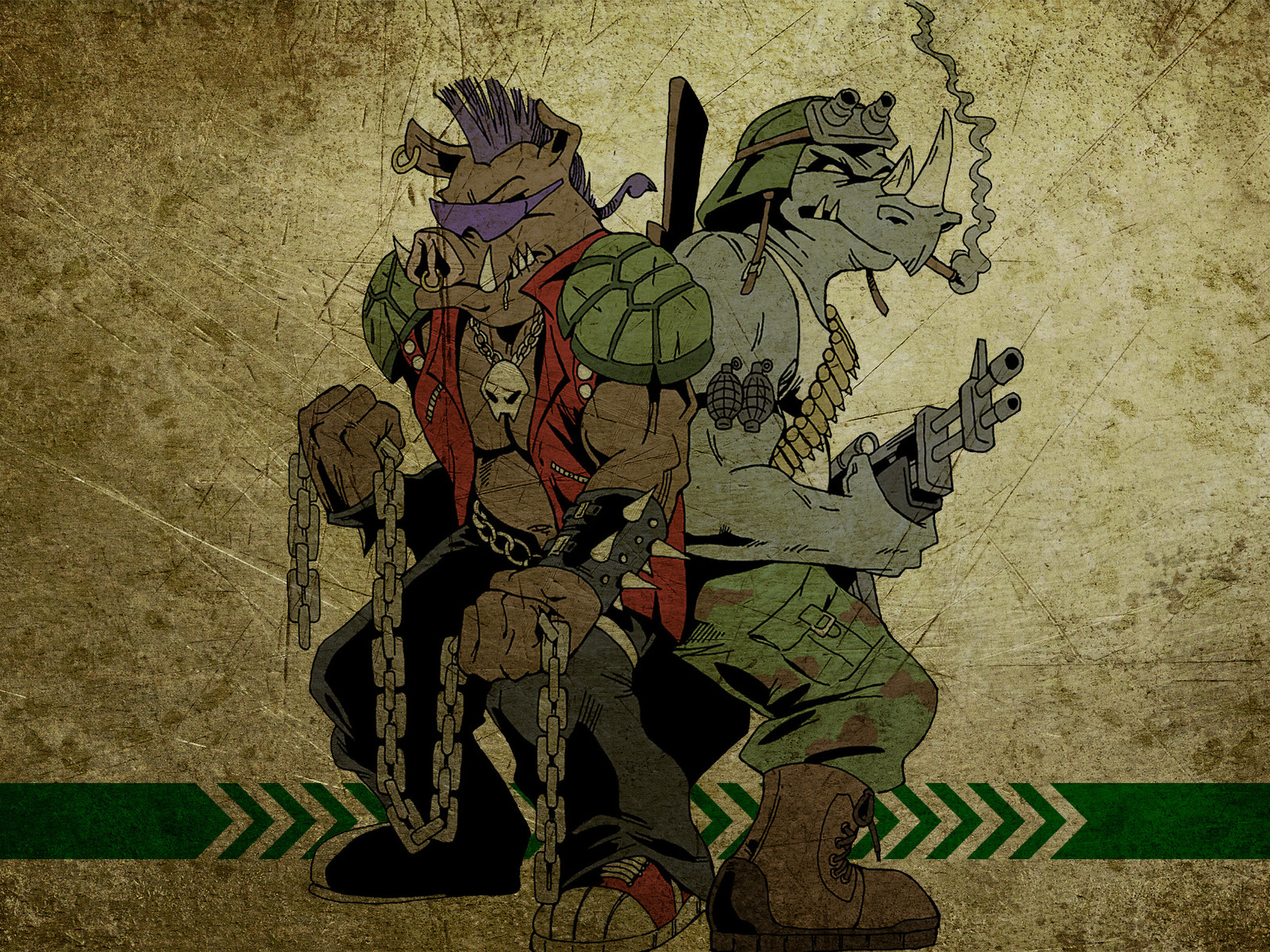 Rocksteady TMNT TMNT Bebop TMNT 1600x1200