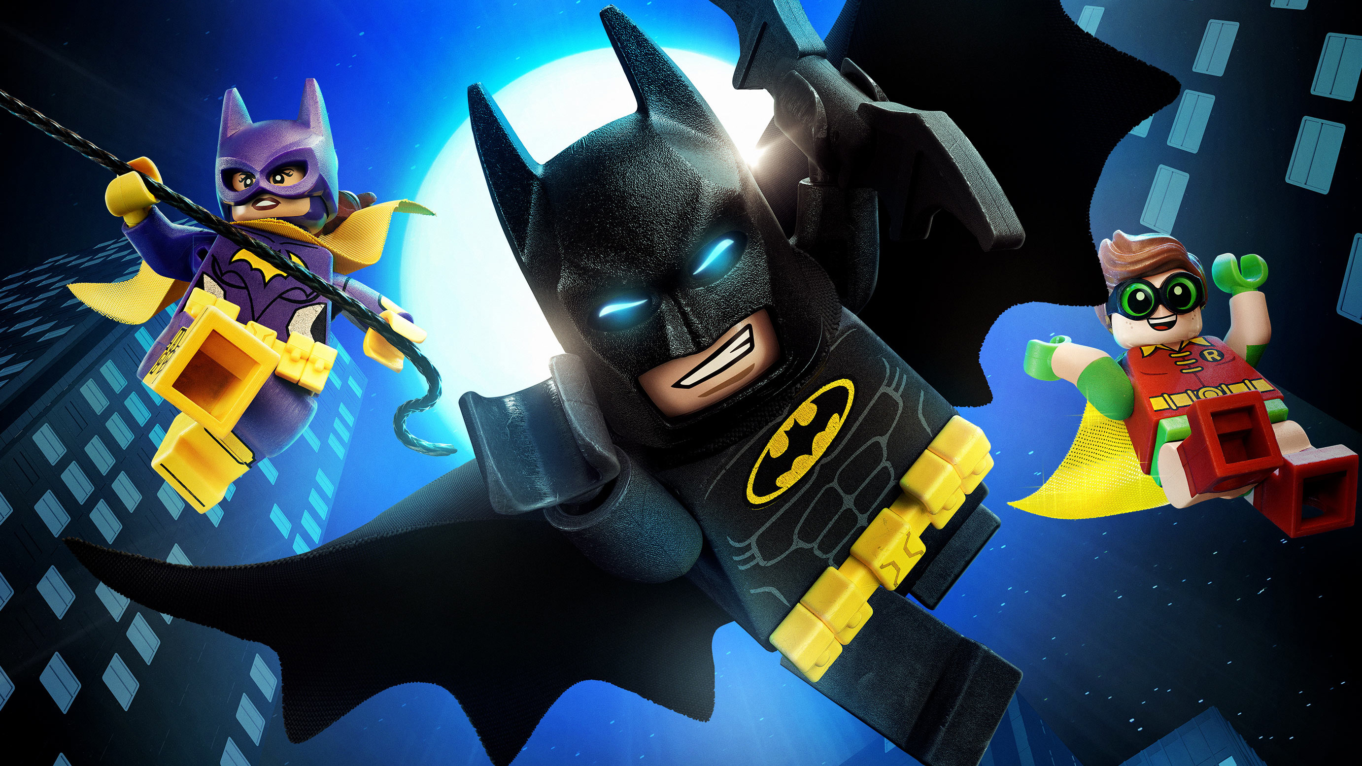 Batman Batgirl Robin DC Comics Lego The Lego Batman Movie 2764x1555