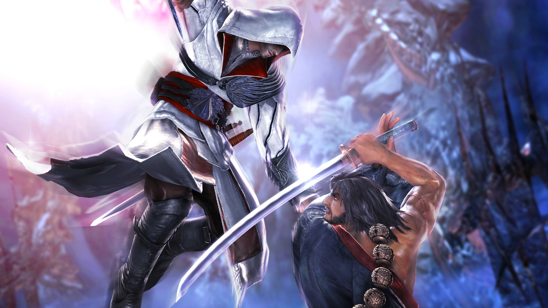 Ezio Assassins Creed Mitsurugi Heishir SoulCalibur V 1920x1080