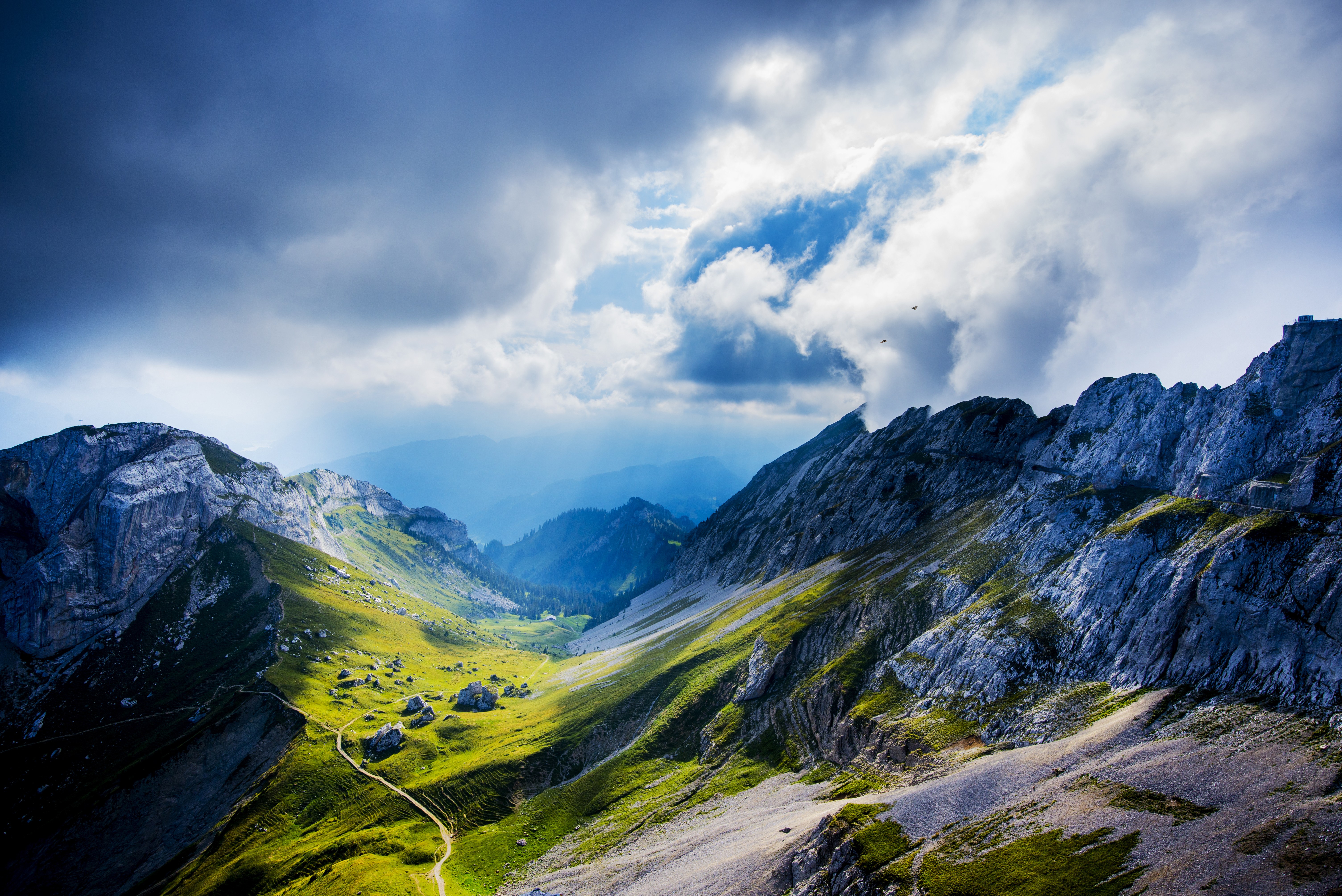 Mountain Landscape Lucerne Switzerland Mount Pilatus 6016x4016