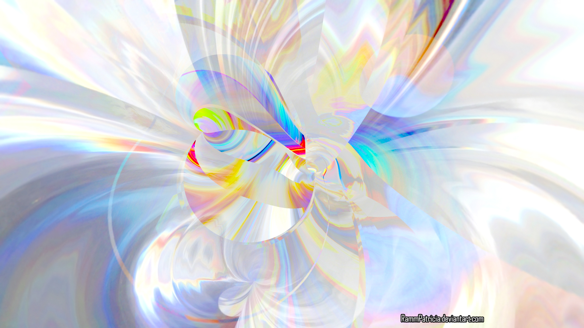 RammPatricia Abstract Digital Digital Art Colorful Watermarked Prism Iridescent 1920x1080