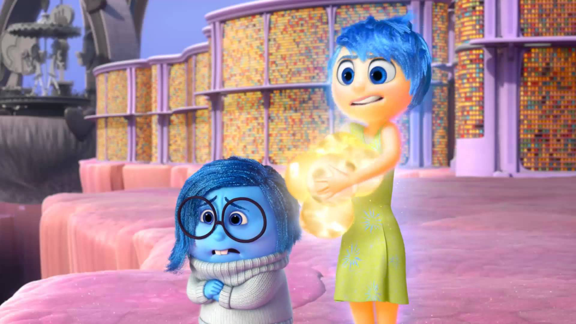 Joy Inside Out Sadness Inside Out 1920x1080