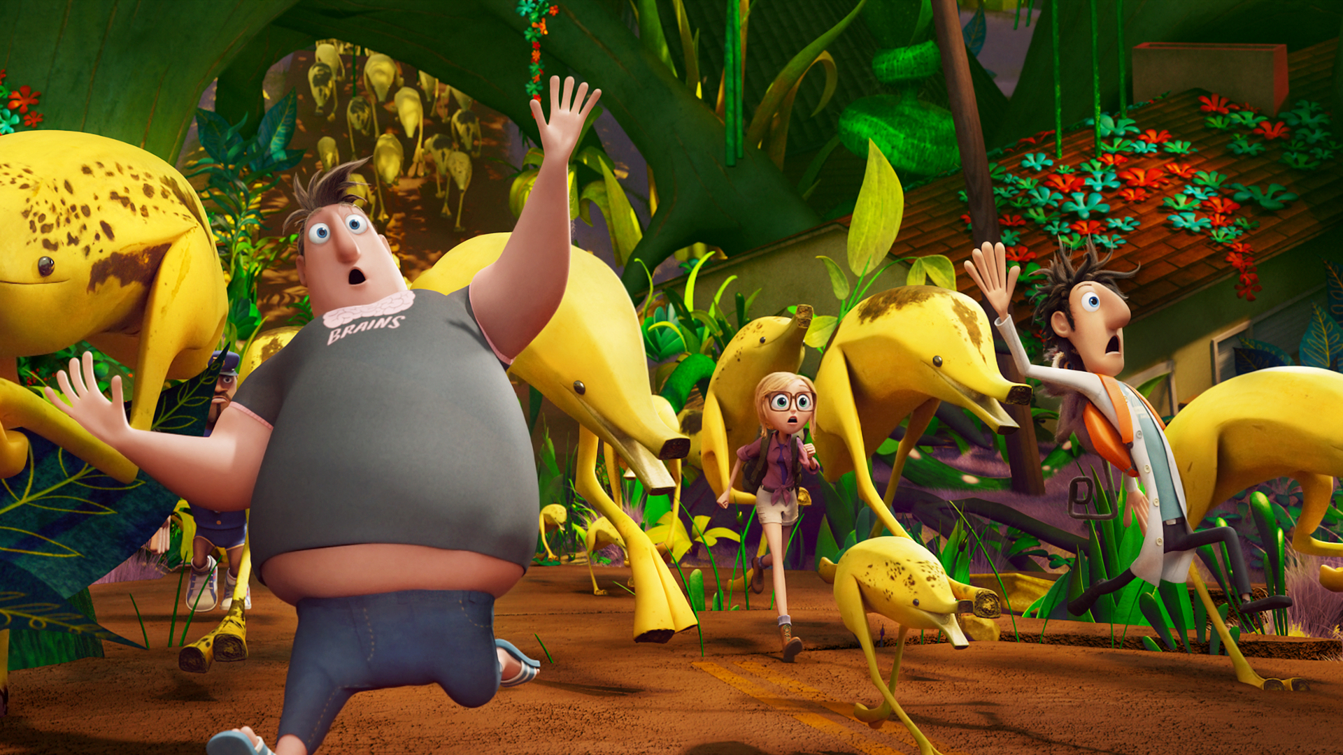 Brent Mchale Cloudy With A Chance Of Meatballs 2 Flint Lockwood Movie Sam Sparks 1920x1080