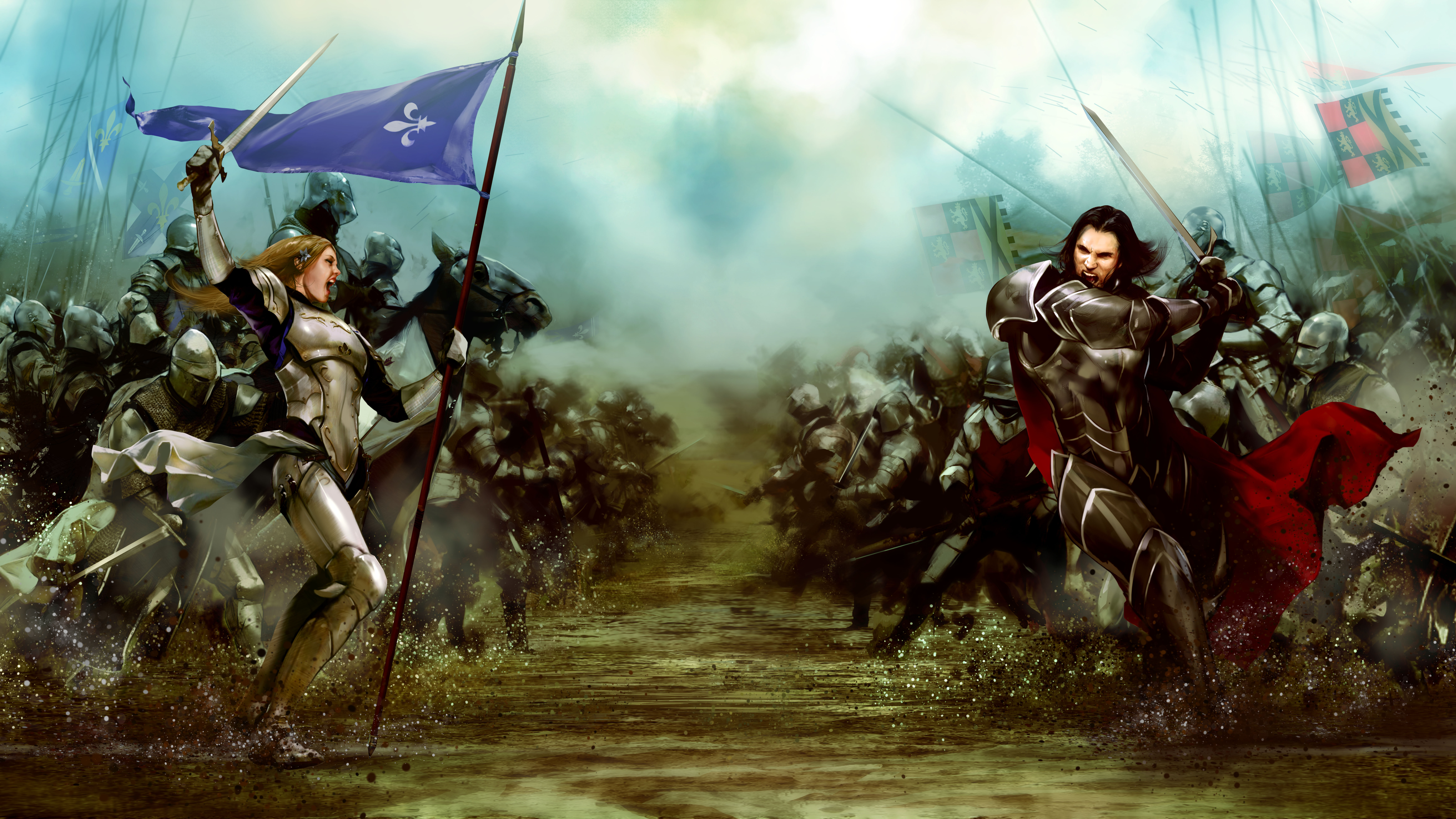 Armor Bladestorm The Hundred Years 039 War Knight Sword Video Game Warrior 9334x5250