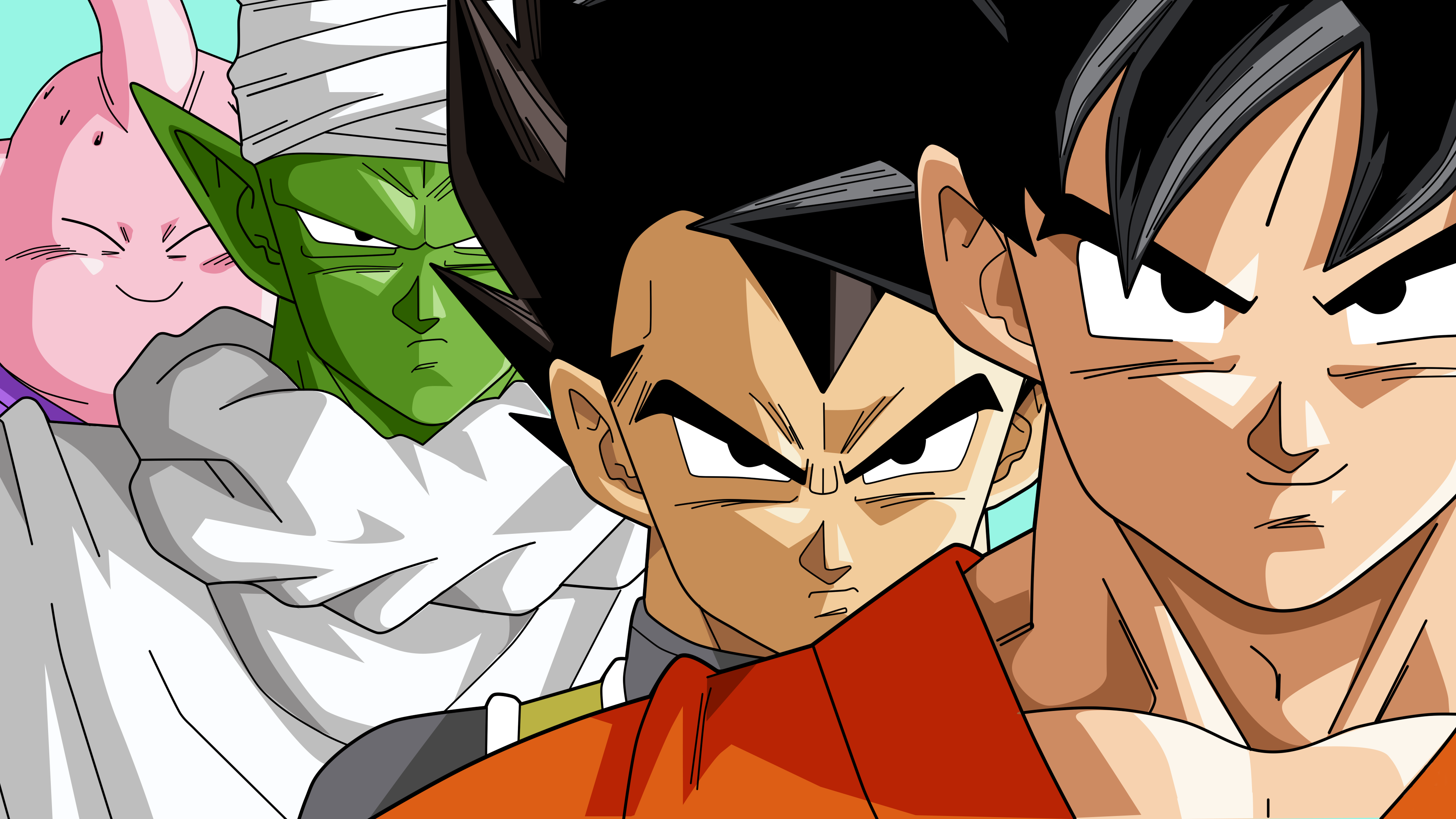 Dragon Ball Z Goku Vegeta Dragon Ball Majin Buu Piccolo Dragon Ball 3840x2160