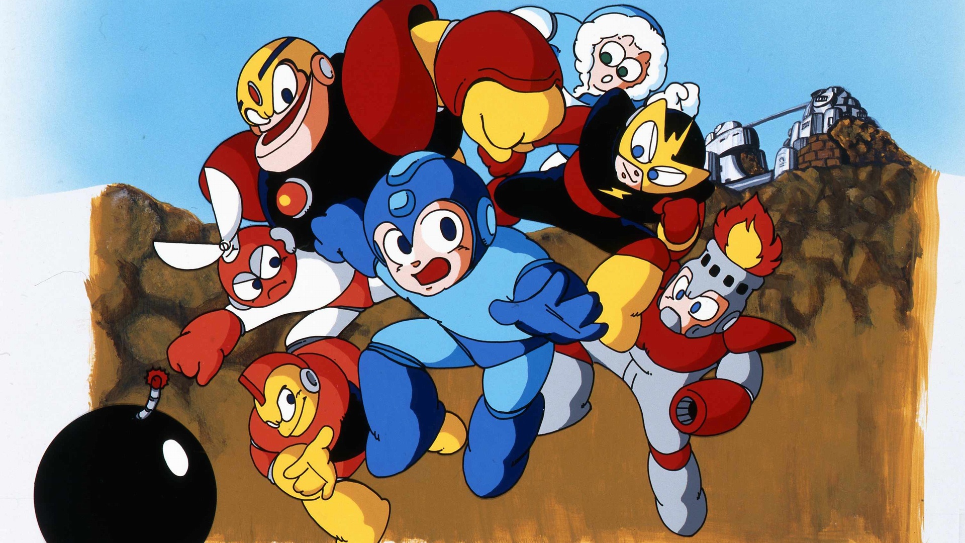 Guts Man Mega Man Ice Man Mega Man Elec Man Mega Man Fire Man Mega Man Bomb Man Mega Man Mega Man Cu 1920x1080