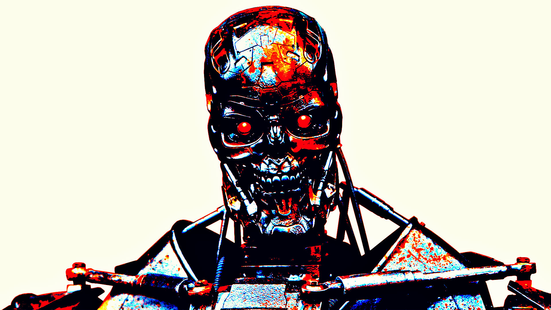 Blood Creepy Scary Terminator 1920x1080