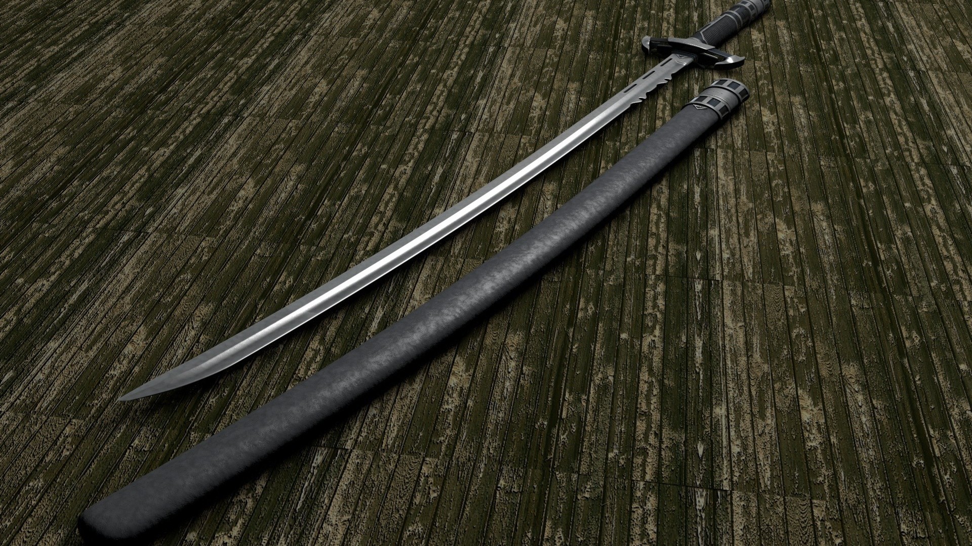 Man Made Katana 1920x1080