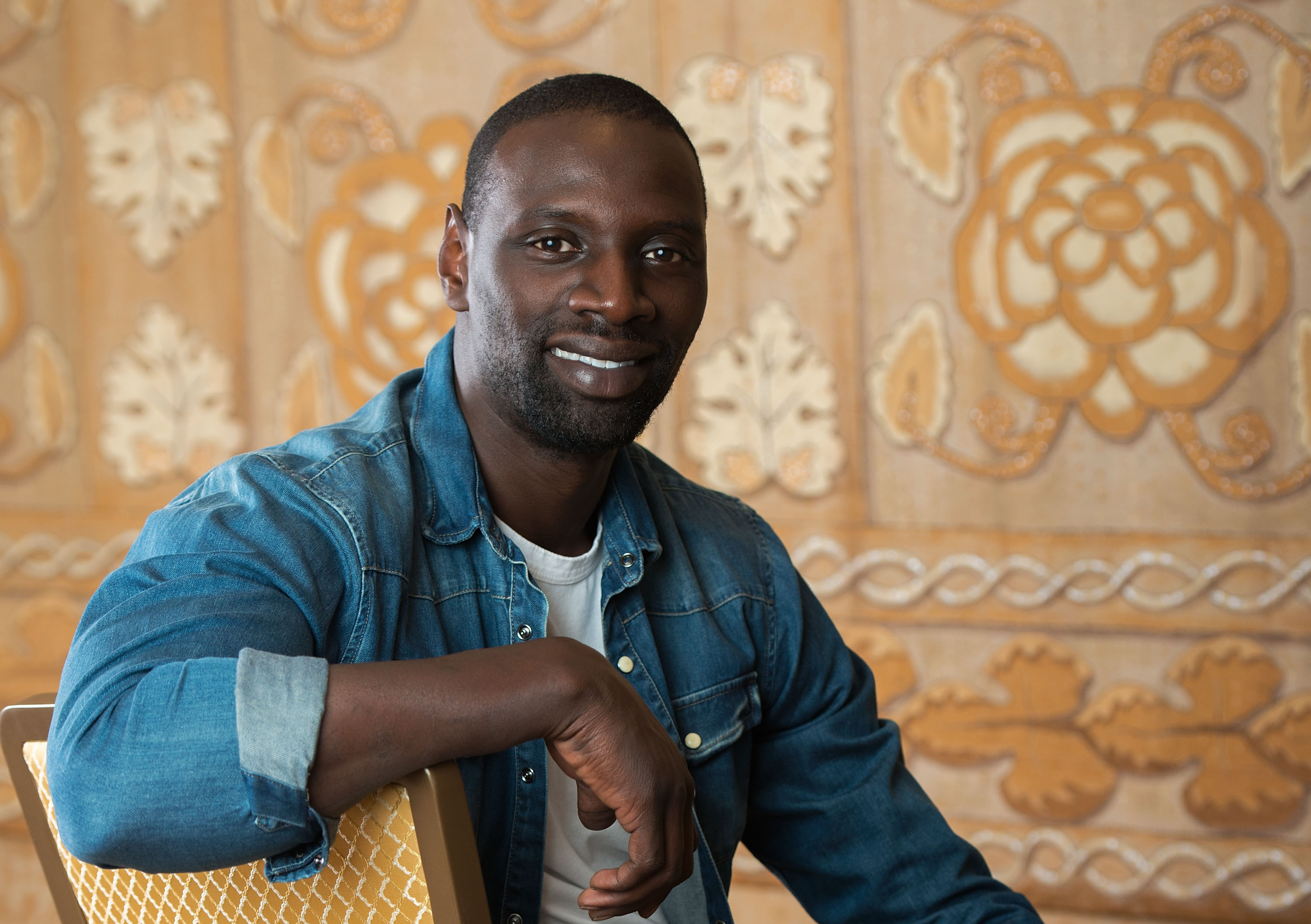 Actor French Omar Sy Smile 3000x2114