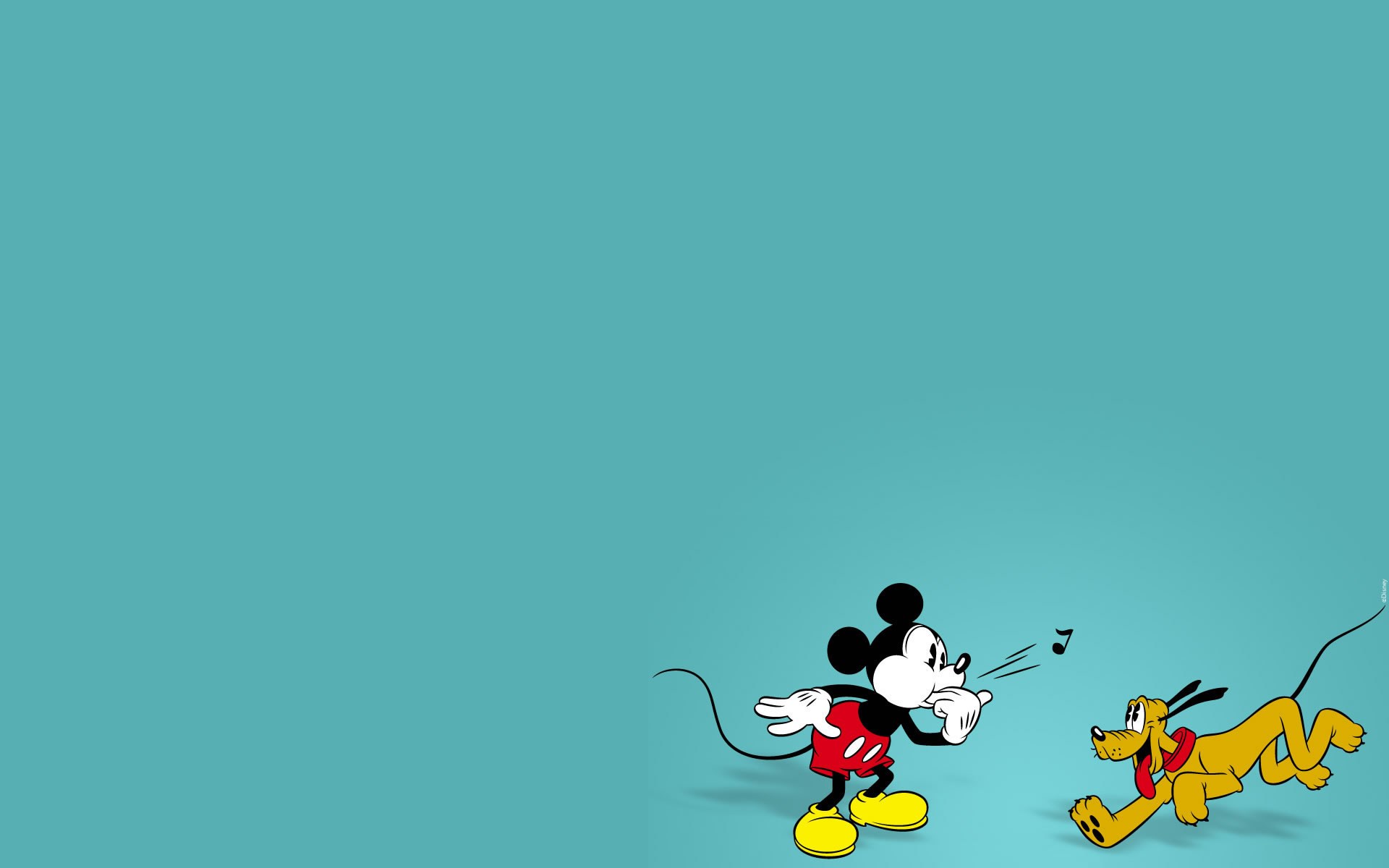 Mickey Mouse Pluto 1920x1200