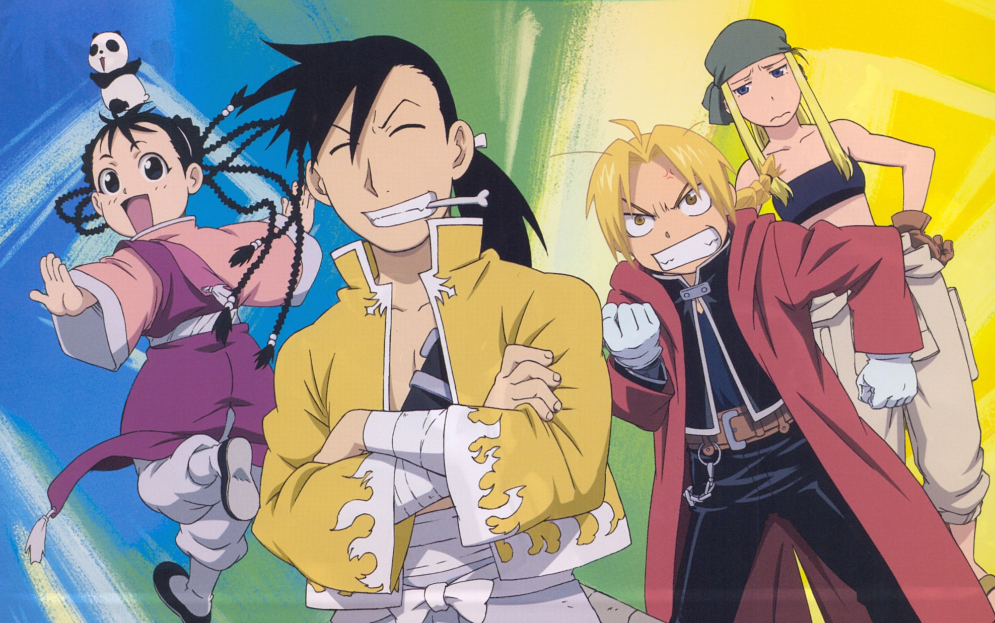 Edward Elric Winry Rockbell May Chang Ling Yao Shao May 1976x1238