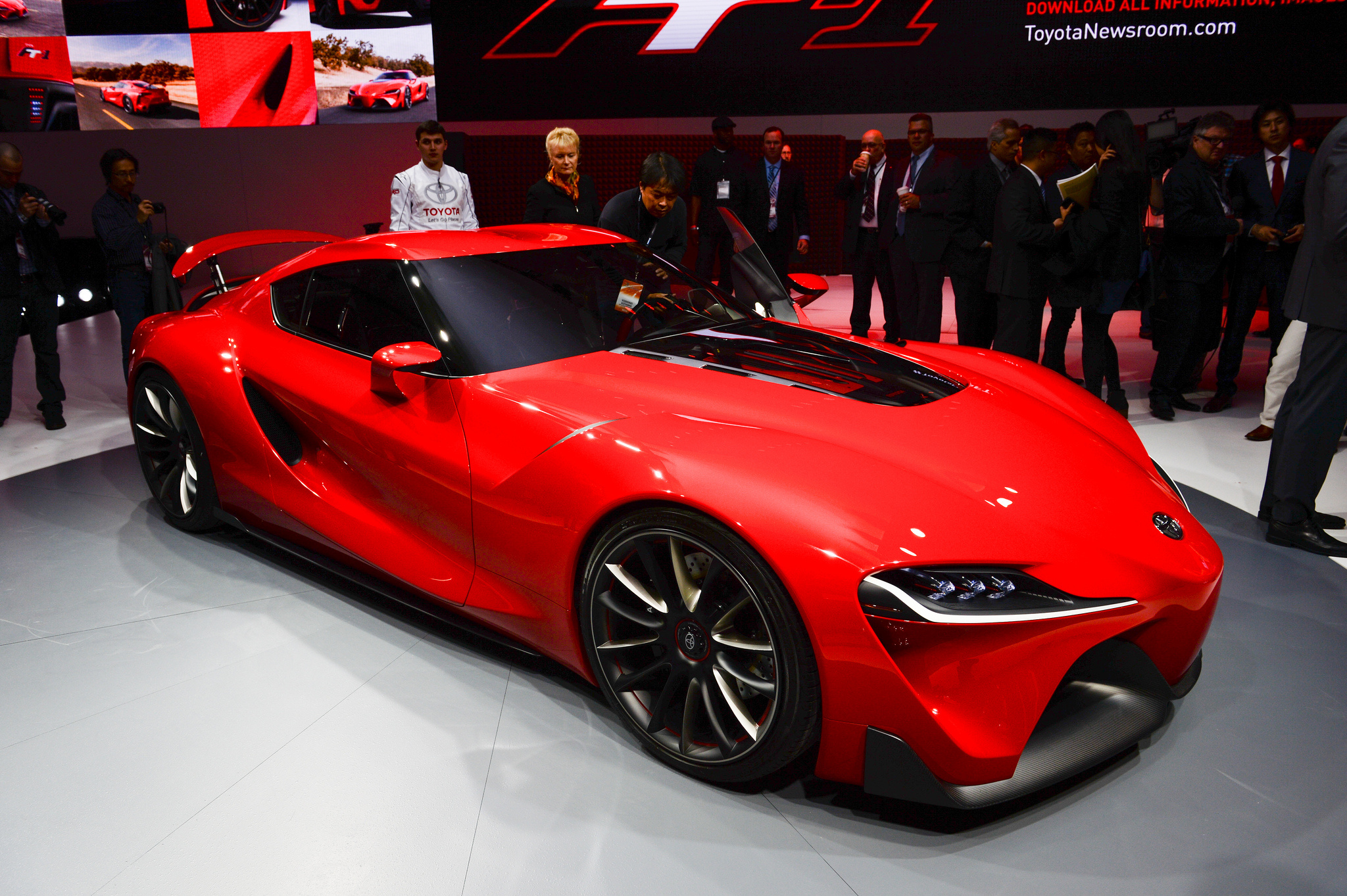 Car Concept Car Red Car Supercar Toyota Toyota Ft 1 Vehicle 2048x1363