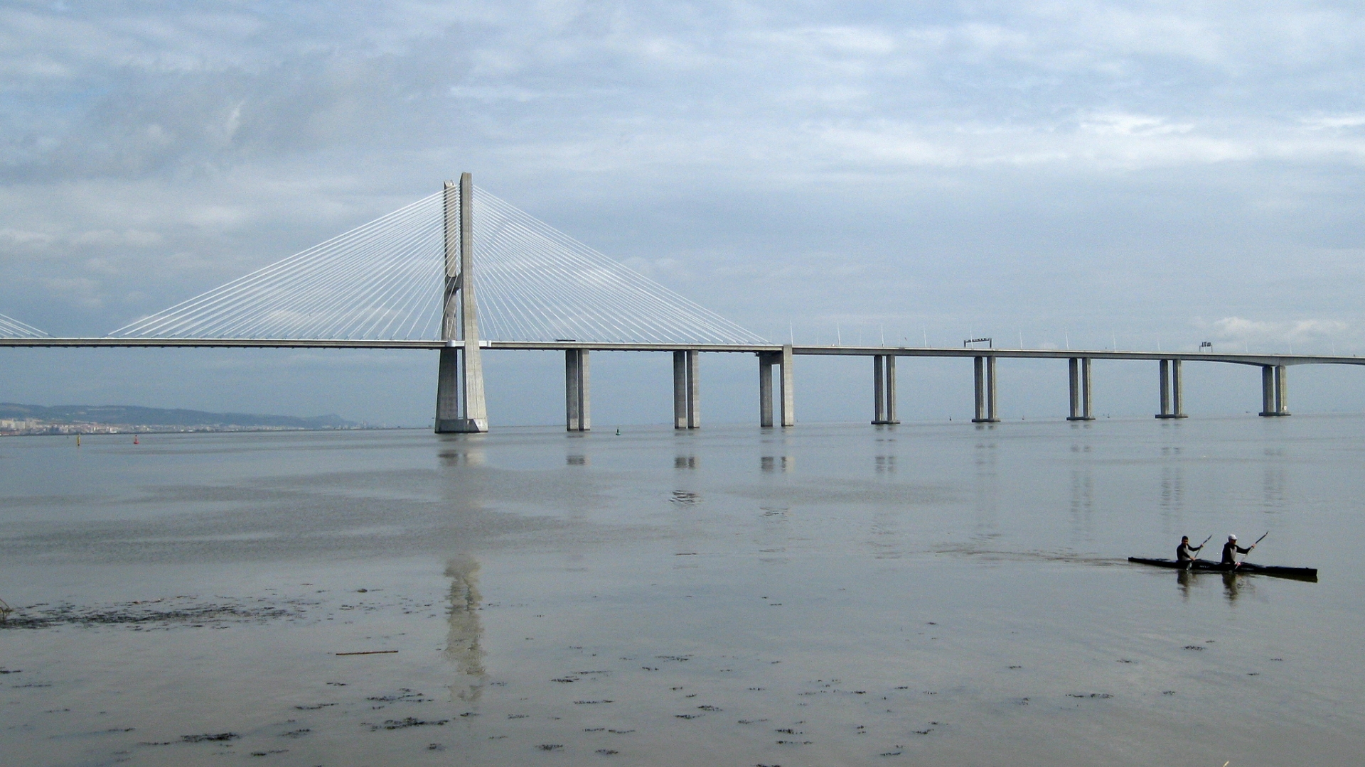 Man Made Vasco Da Gama Bridge 1920x1080