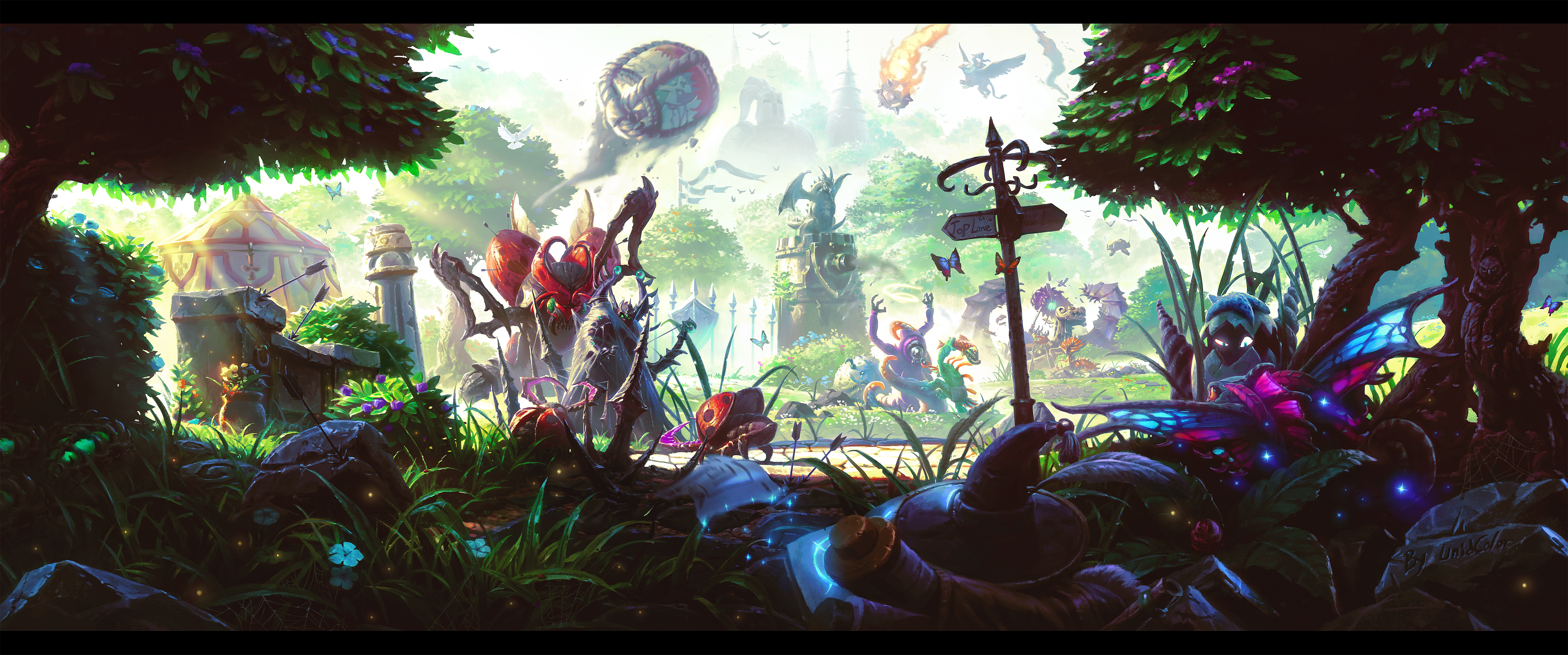 Heroes Of The Storm Anubarak World Of Warcraft 10000x4182