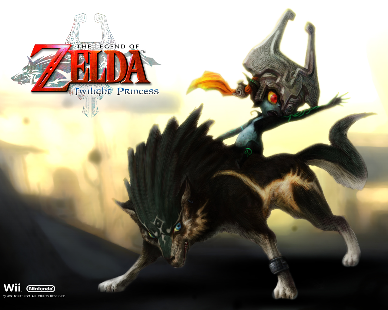 Zelda Midna The Legend Of Zelda Link Wolf Link The Legend Of Zelda Twilight Princess 1280x1024
