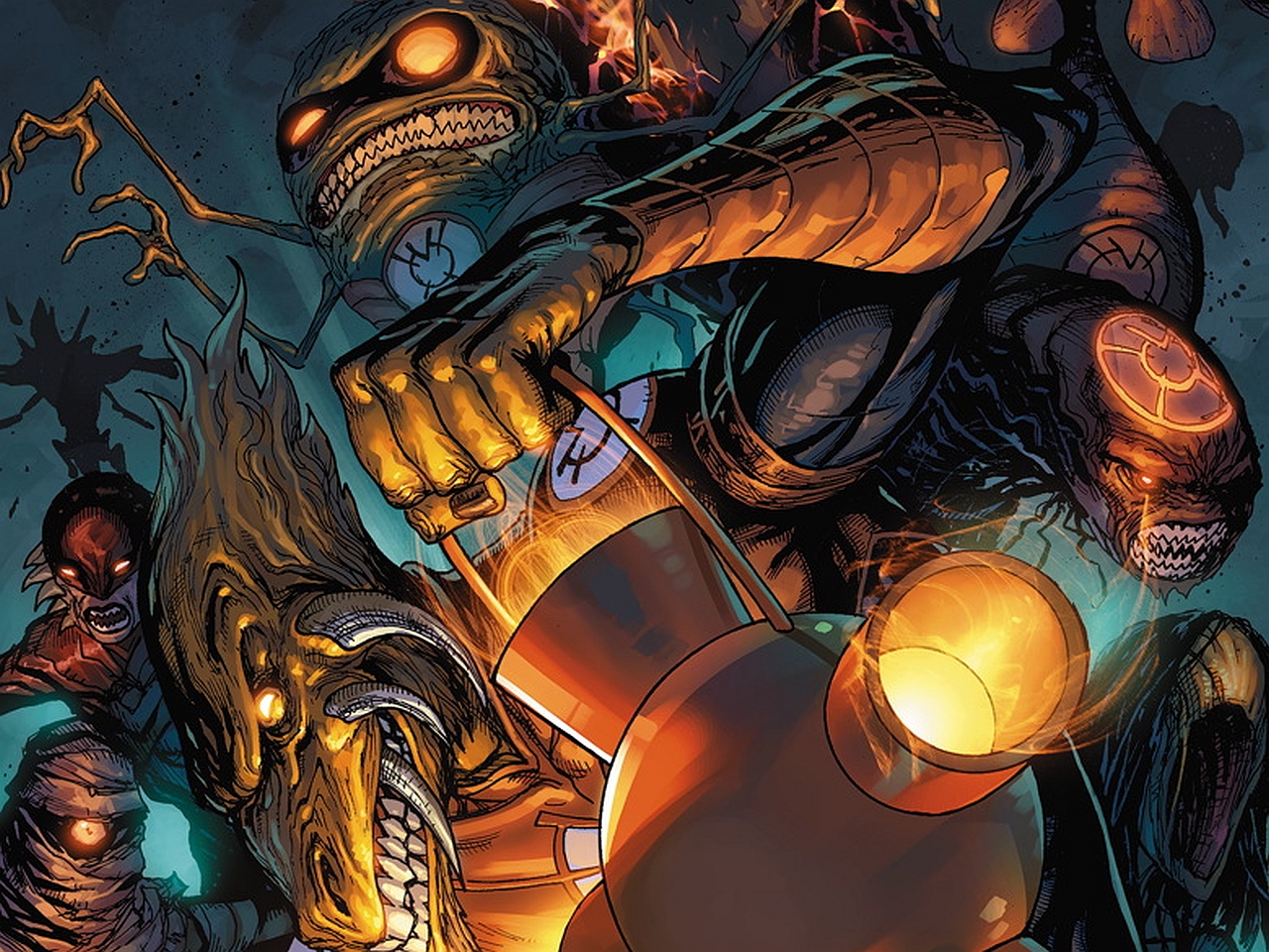 Larfleeze Dc Comics Orange Lantern 1280x960