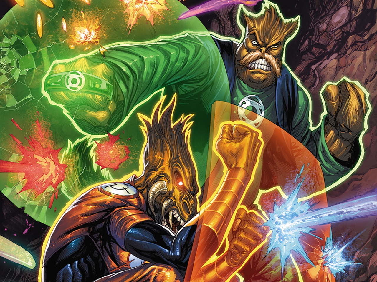 Green Lantern Larfleeze Dc Comics 1280x959