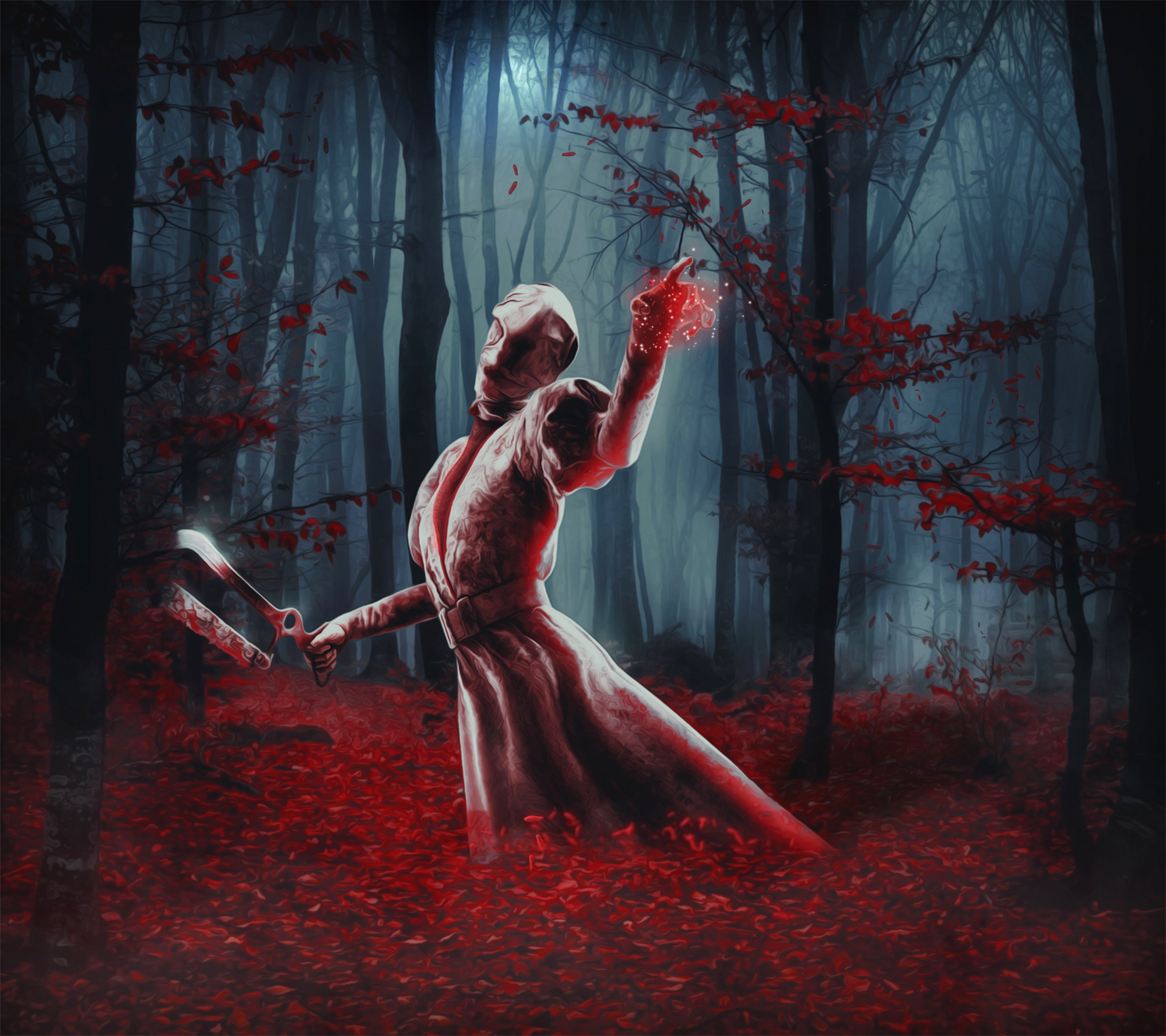 The Nurse Dbdl Dead By Daylight Glowing Bonesaw Red Forest 2000x1778
