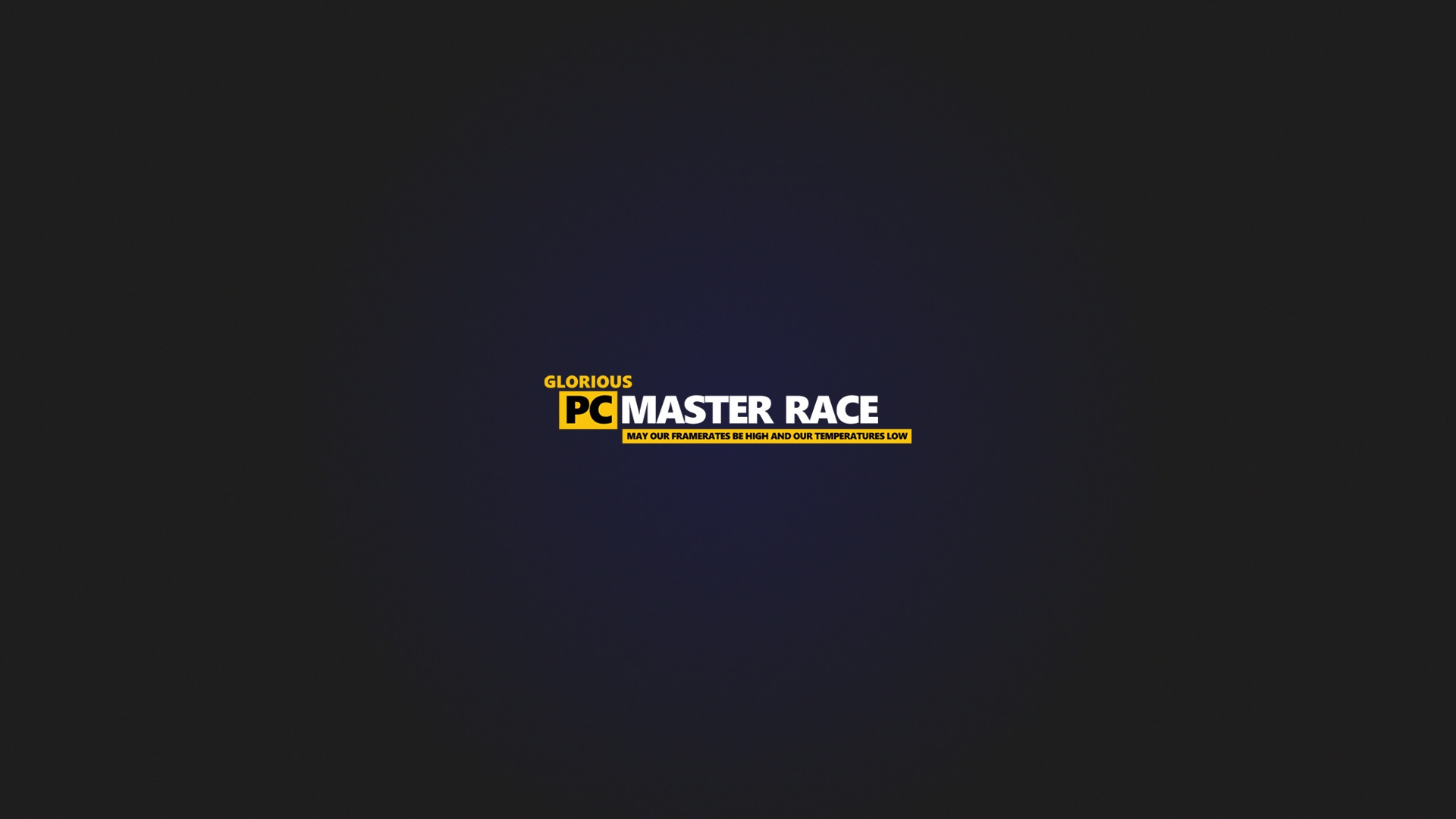 PC Master Race 1920x1080