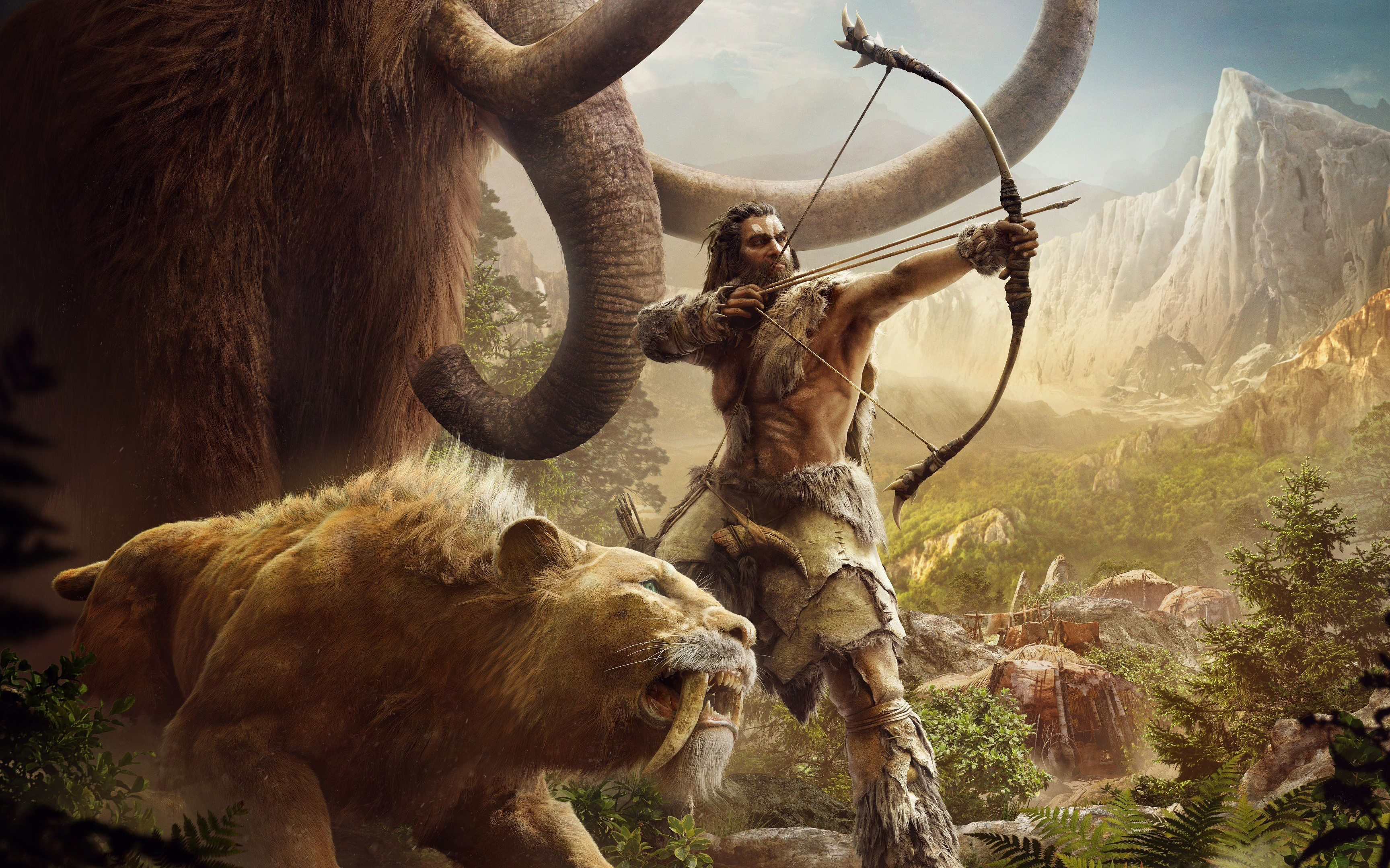 Far Cry Primal Saber Toothed Tiger 3456x2160